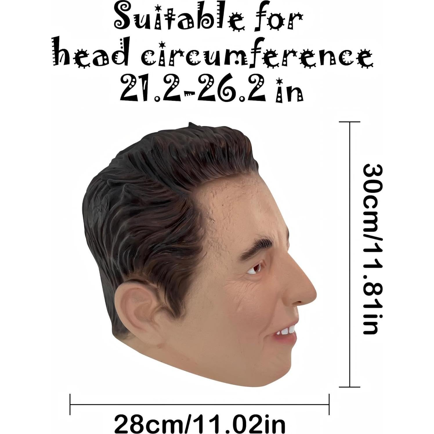 Máscara de Viejo Gadluckki de Láttex Realista para Adultos