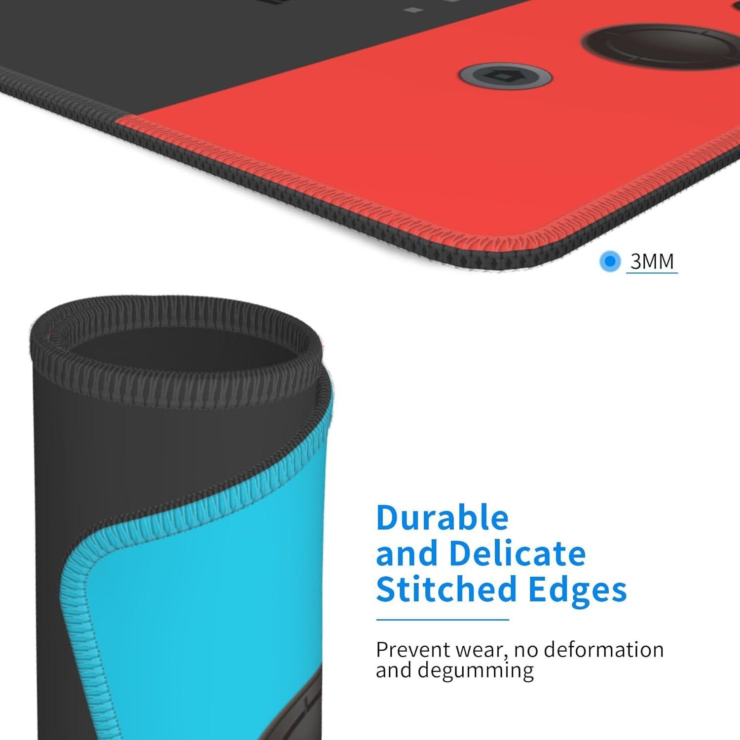 Alfombrilla de Ratón Adovoc Juego S 30x25 cm Antideslizante