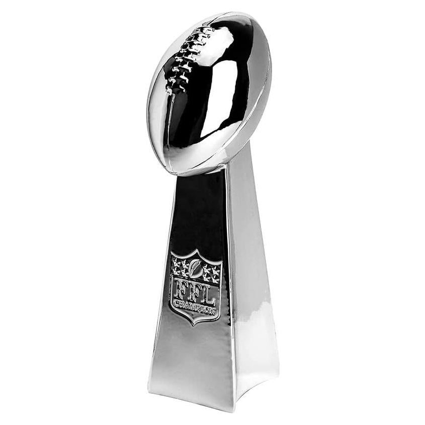 Trofeo de Fútbol Fantasía Spire Designs - Cromo 22.86 cm