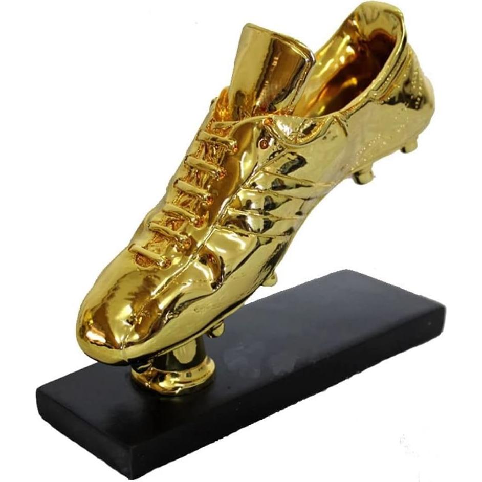 Trofeo Balón de Oro Genérico - Memorabilia de Fútbol 26x23.5cm