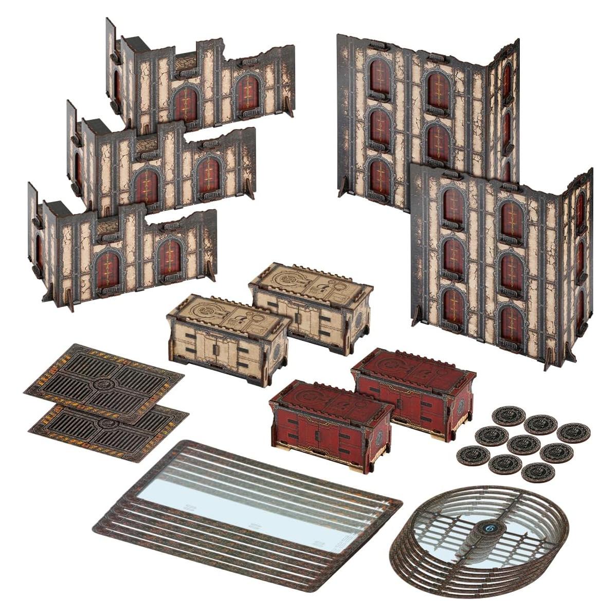 Kit de Terreno de Mesa Jucoci 9PCS Compatible WH40K Blanco