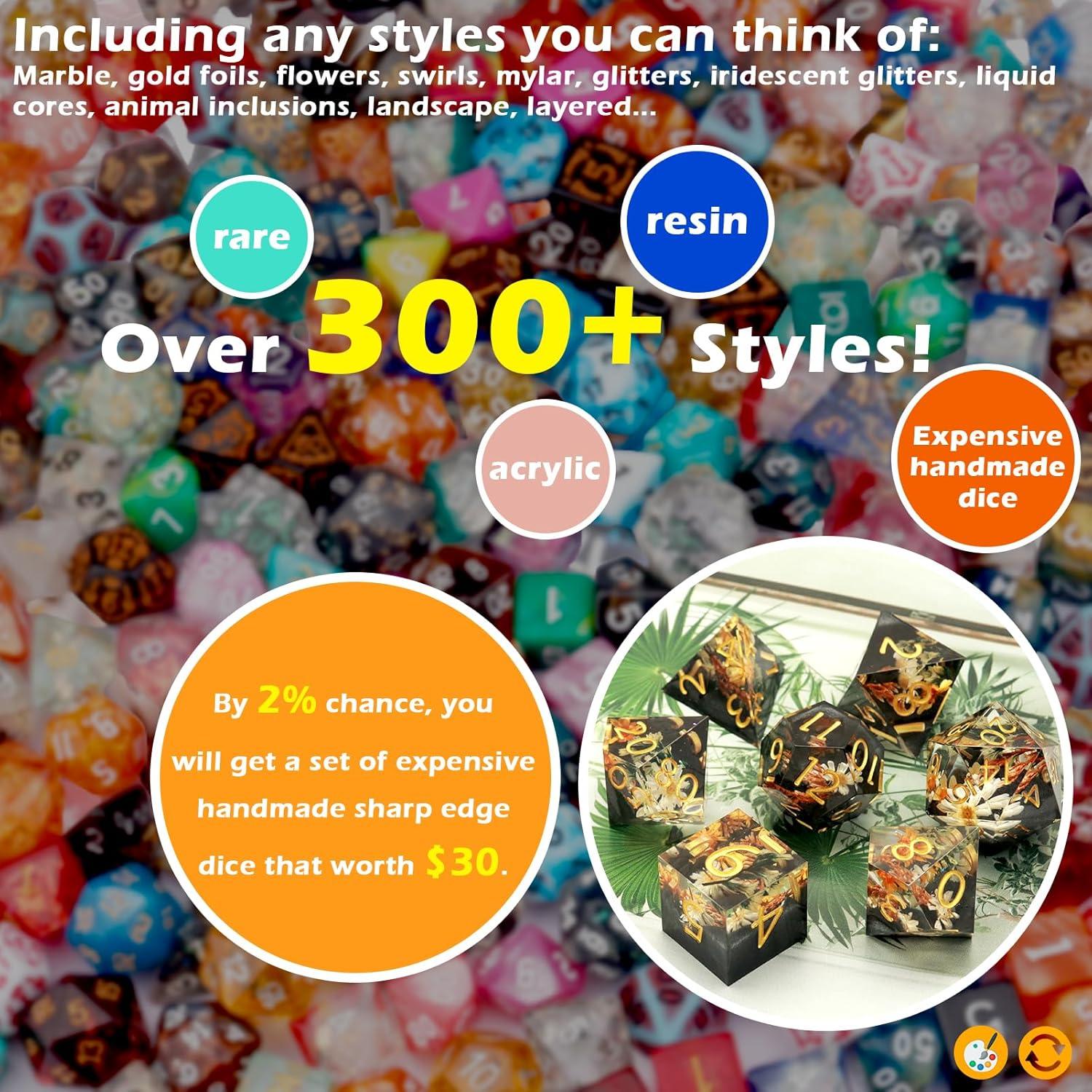 Conjunto de Dados Poliedricos DND Haxtec 5 Sets 35 Dados