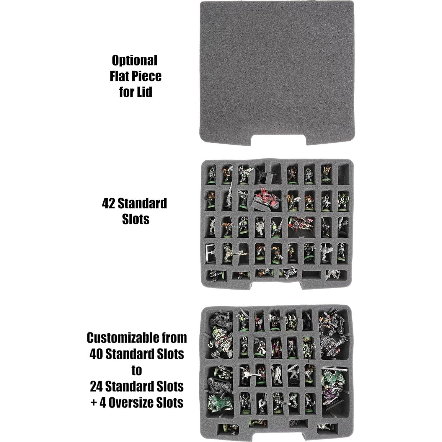 Estuche rígido Case Club 82 para miniaturas D&D y Warhammer
