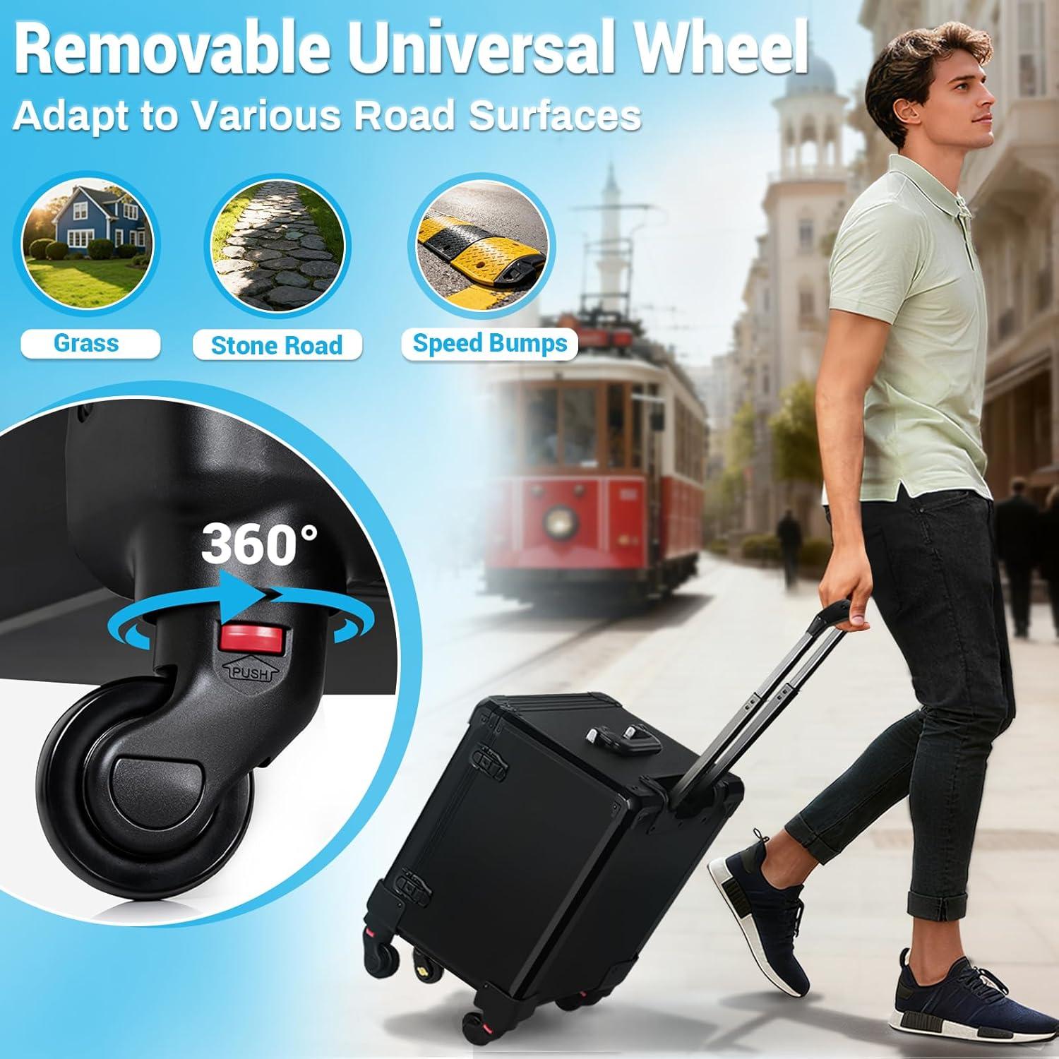 Caja de Almacenamiento de Miniaturas WELIDAY con Carro Grande