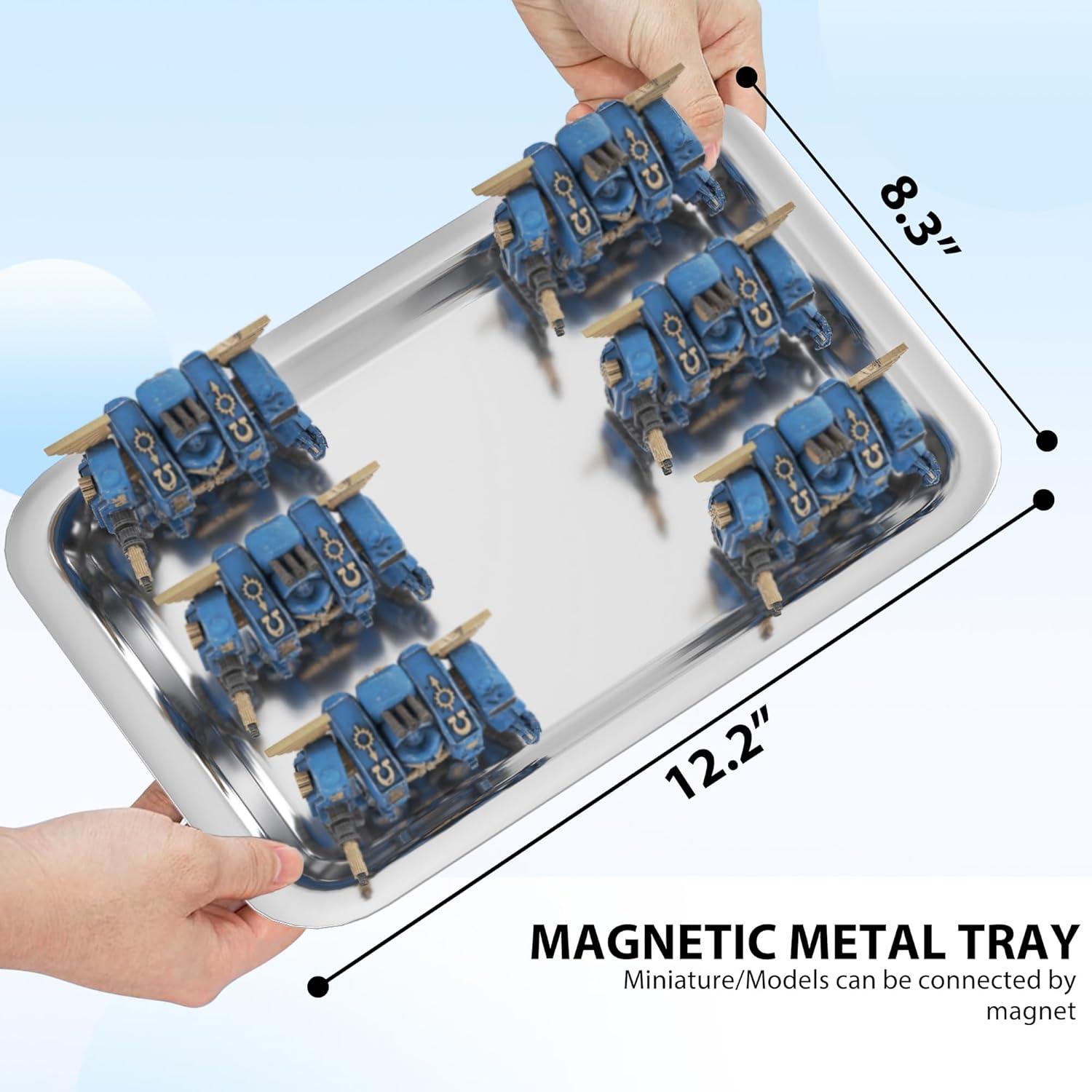 Caja de Almacenamiento Miniatura ITHWIU Acrílico 6 Bandejas