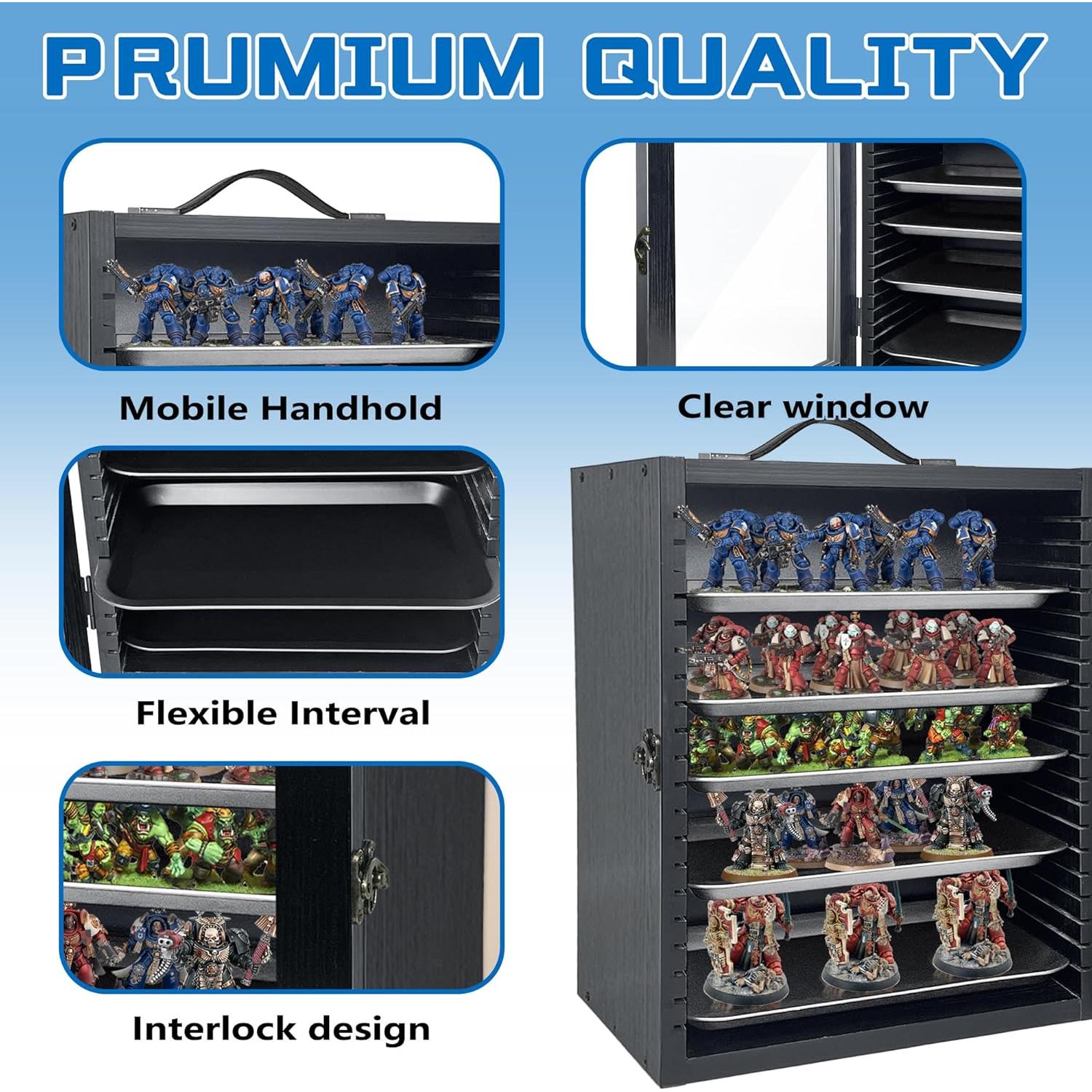 Estuche de Exhibición Miniatura Montex MCC007 con 5 Bandejas