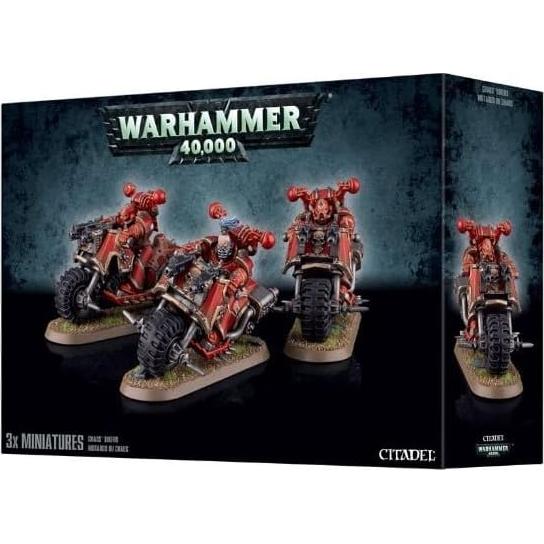 Miniaturas Motociclistas del Caos Games Workshop Warhammer 40K