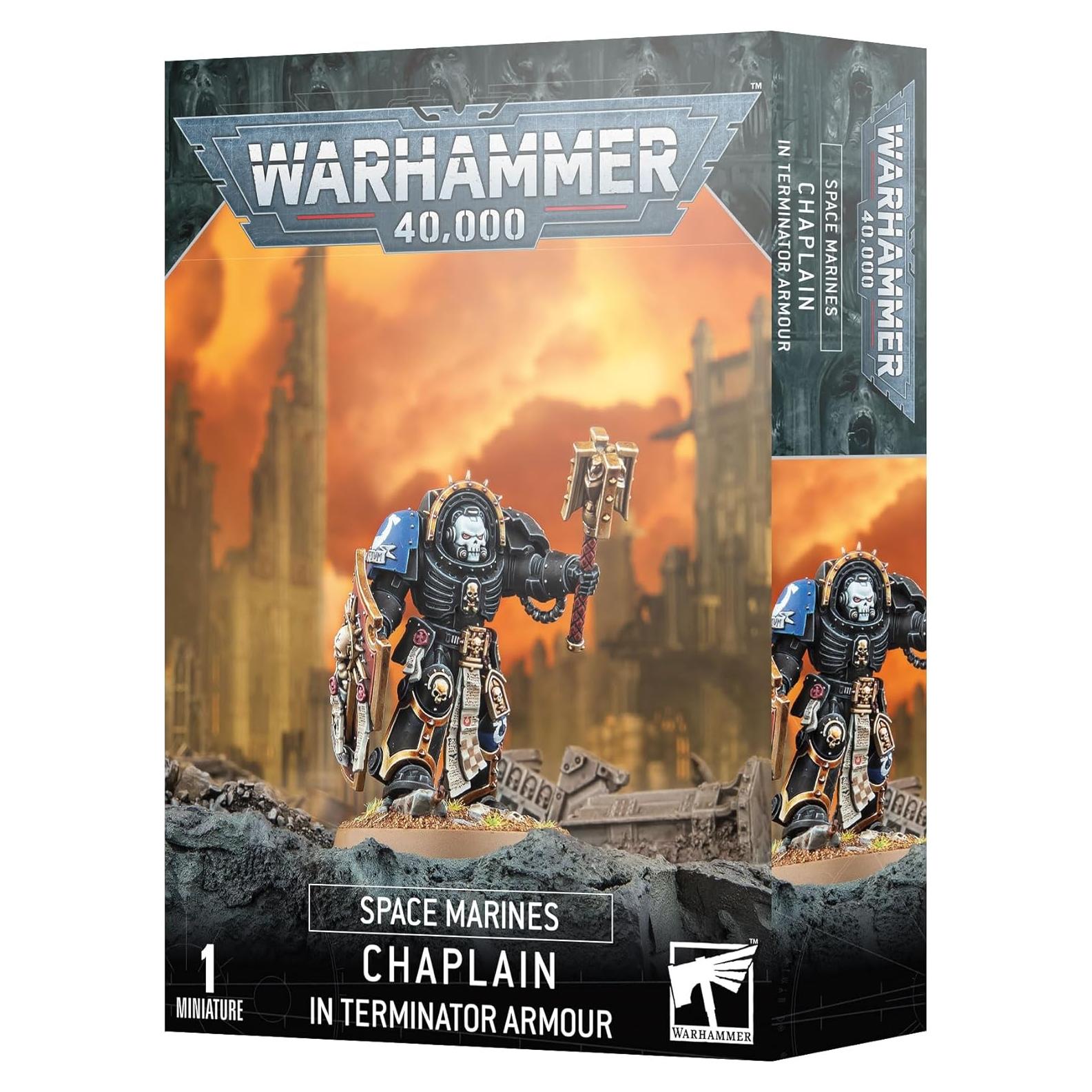 Figura Coleccionable Games Workshop Warhammer 40K Capellán Terminator