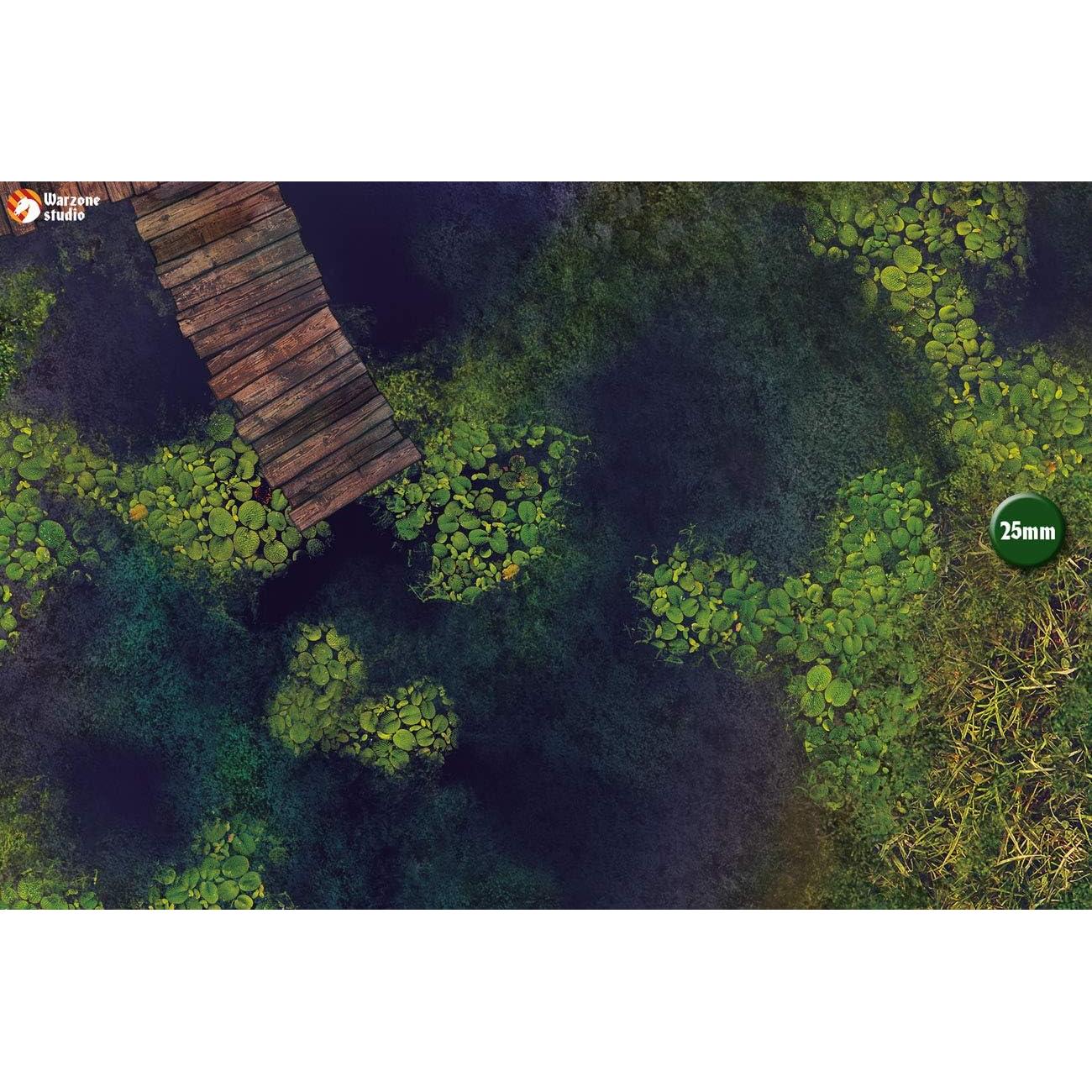 Tapete de Batalla Doble Cara 3x3 ft Warzone Studio Neopreno