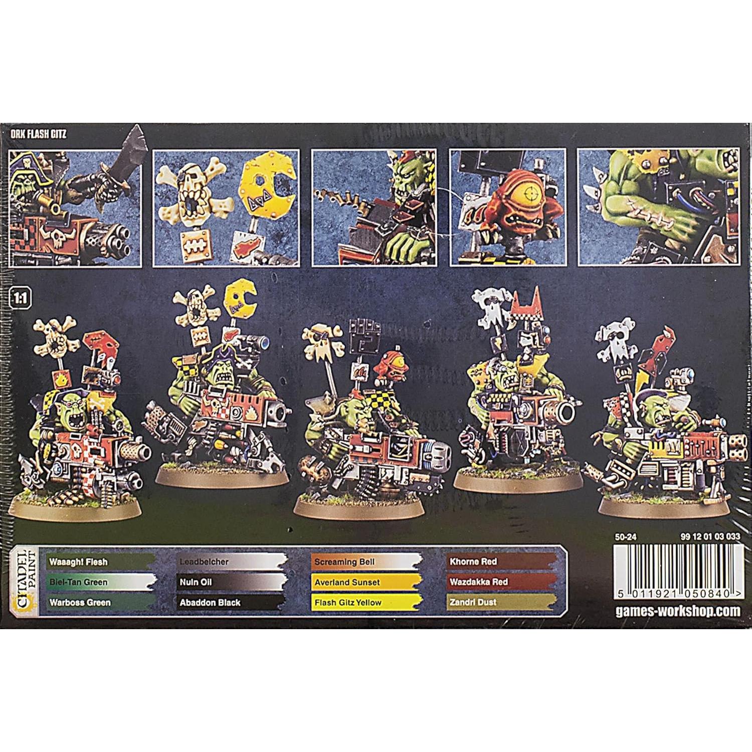 Figura de Acción Ork Flash Gitz Warhammer 40,000 - 5 Miniaturas