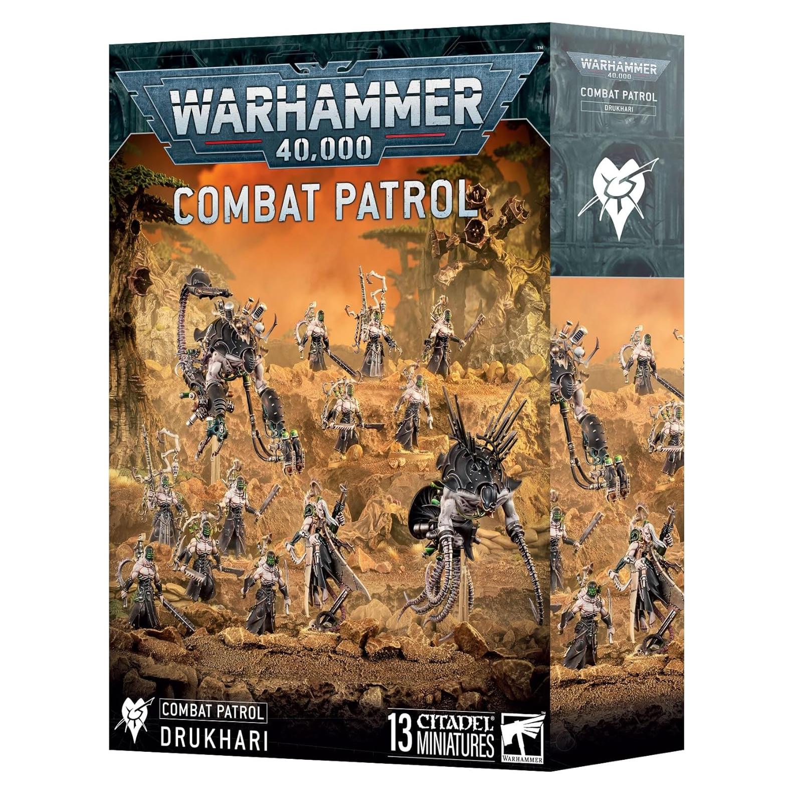 Warhammer 40K Drukhari Patrulla de Combate 10ª Edición - 13 Miniaturas