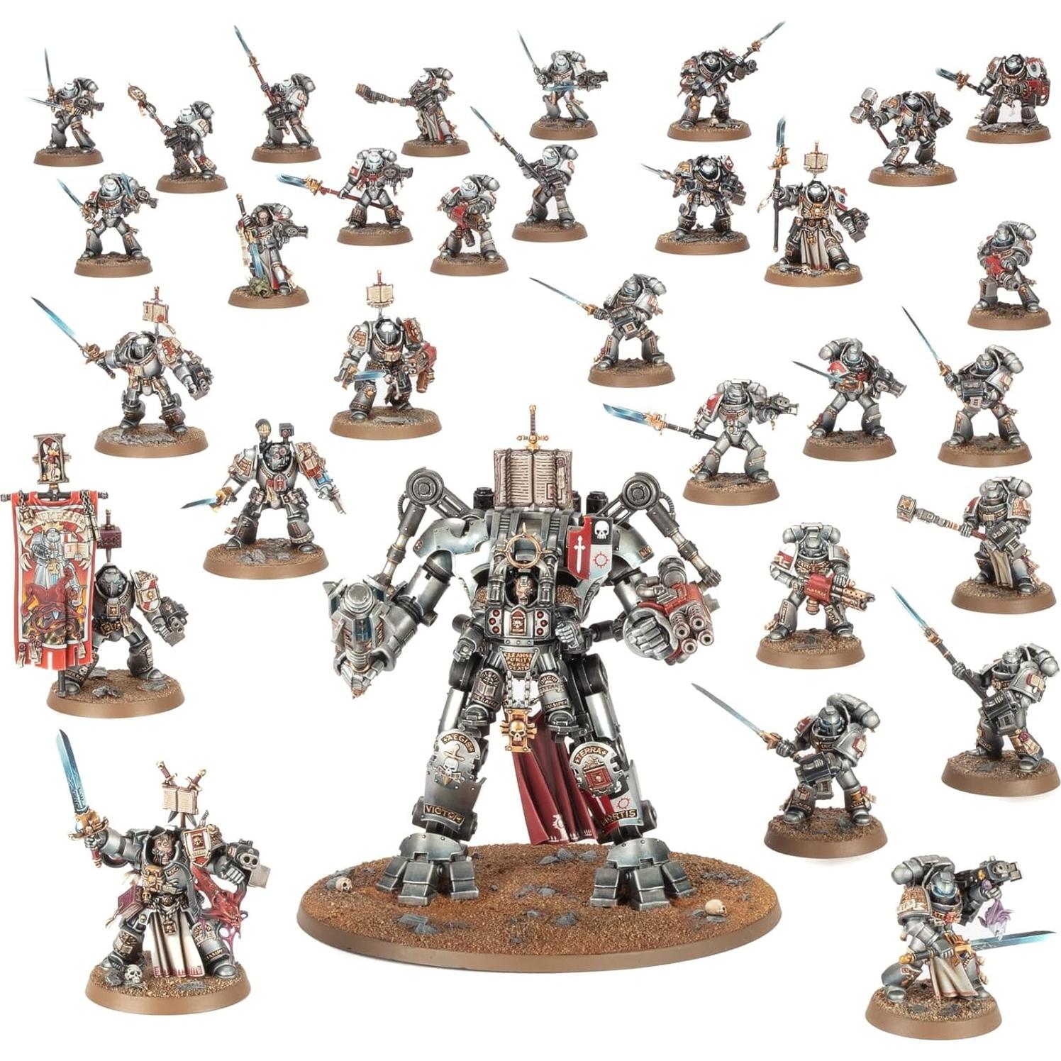 Warhammer 40K Caballeros Grises Concilio Sáncito 31 Miniaturas