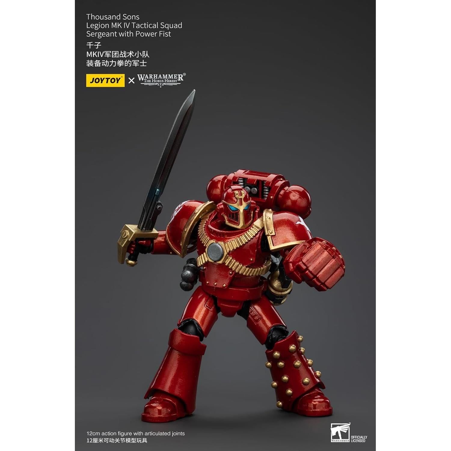 Figura de Acción JoyToy Warhammer 40k Sargento Mil Hijos 11.99cm