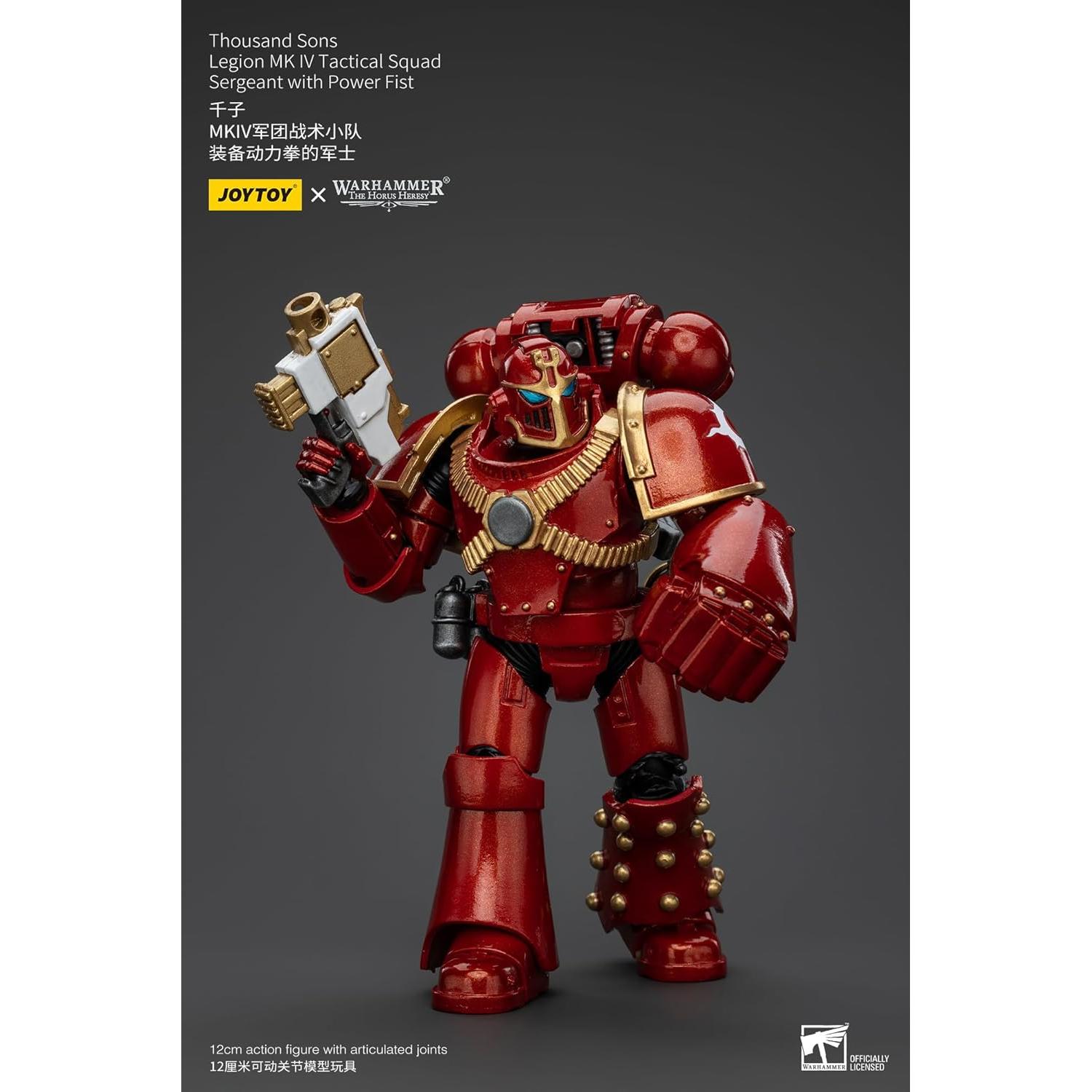 Figura de Acción JoyToy Warhammer 40k Sargento Mil Hijos 11.99cm