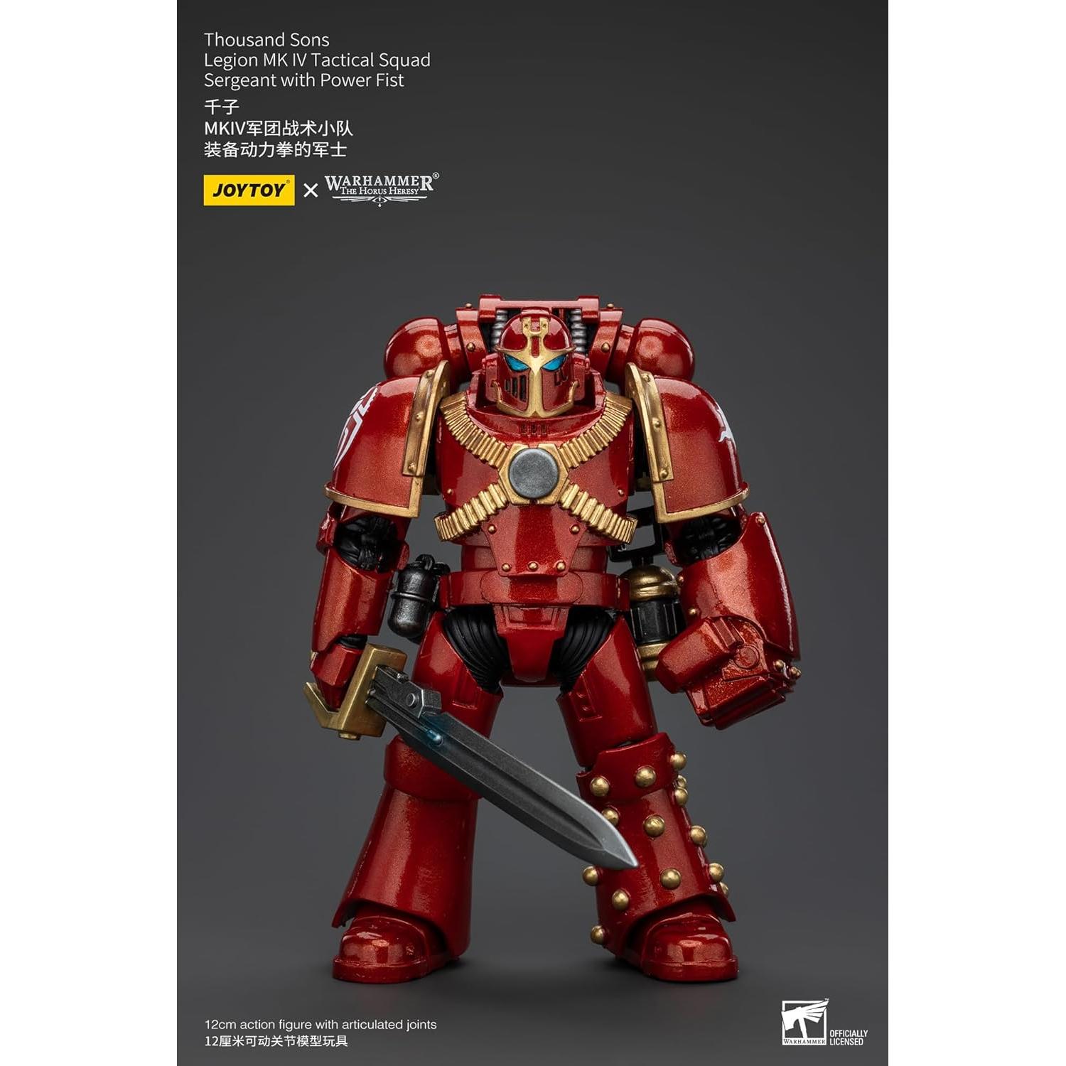 Figura de Acción JoyToy Warhammer 40k Sargento Mil Hijos 11.99cm