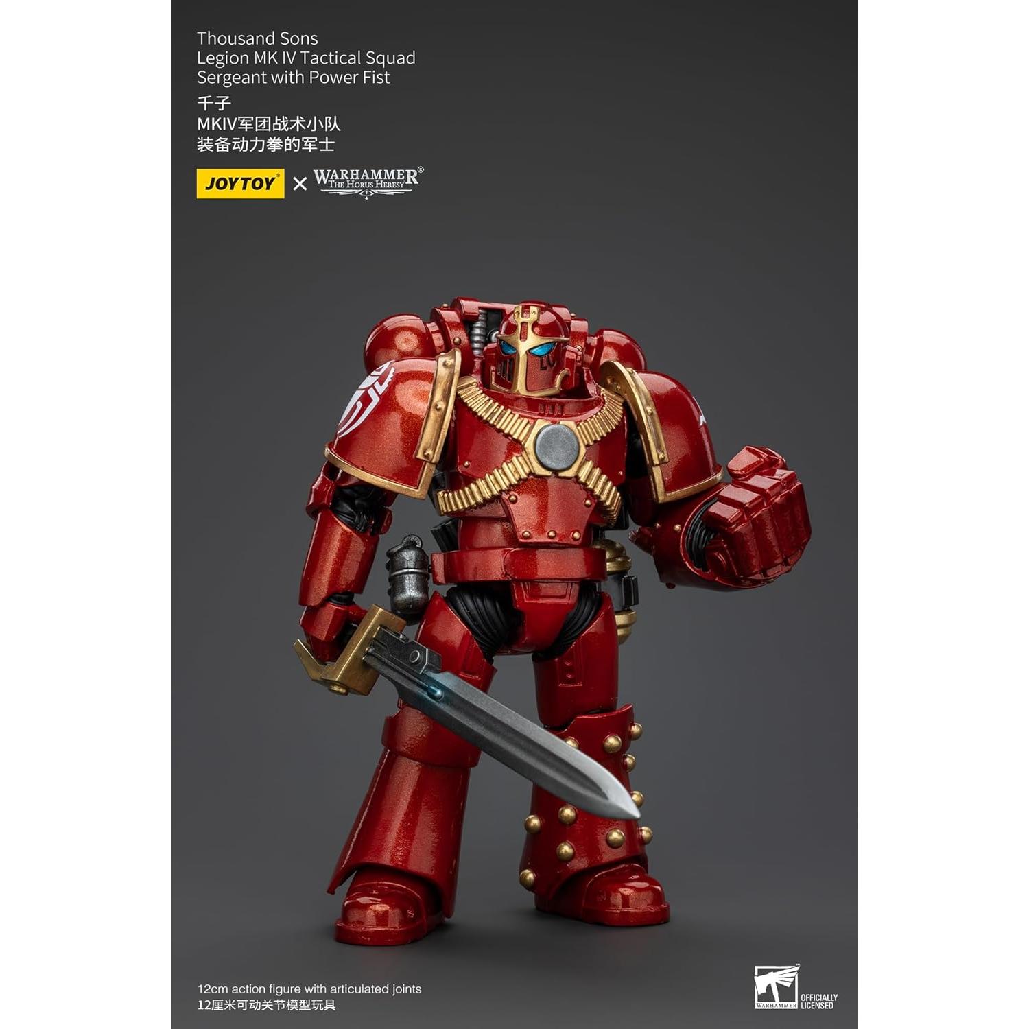Figura de Acción JoyToy Warhammer 40k Sargento Mil Hijos 11.99cm