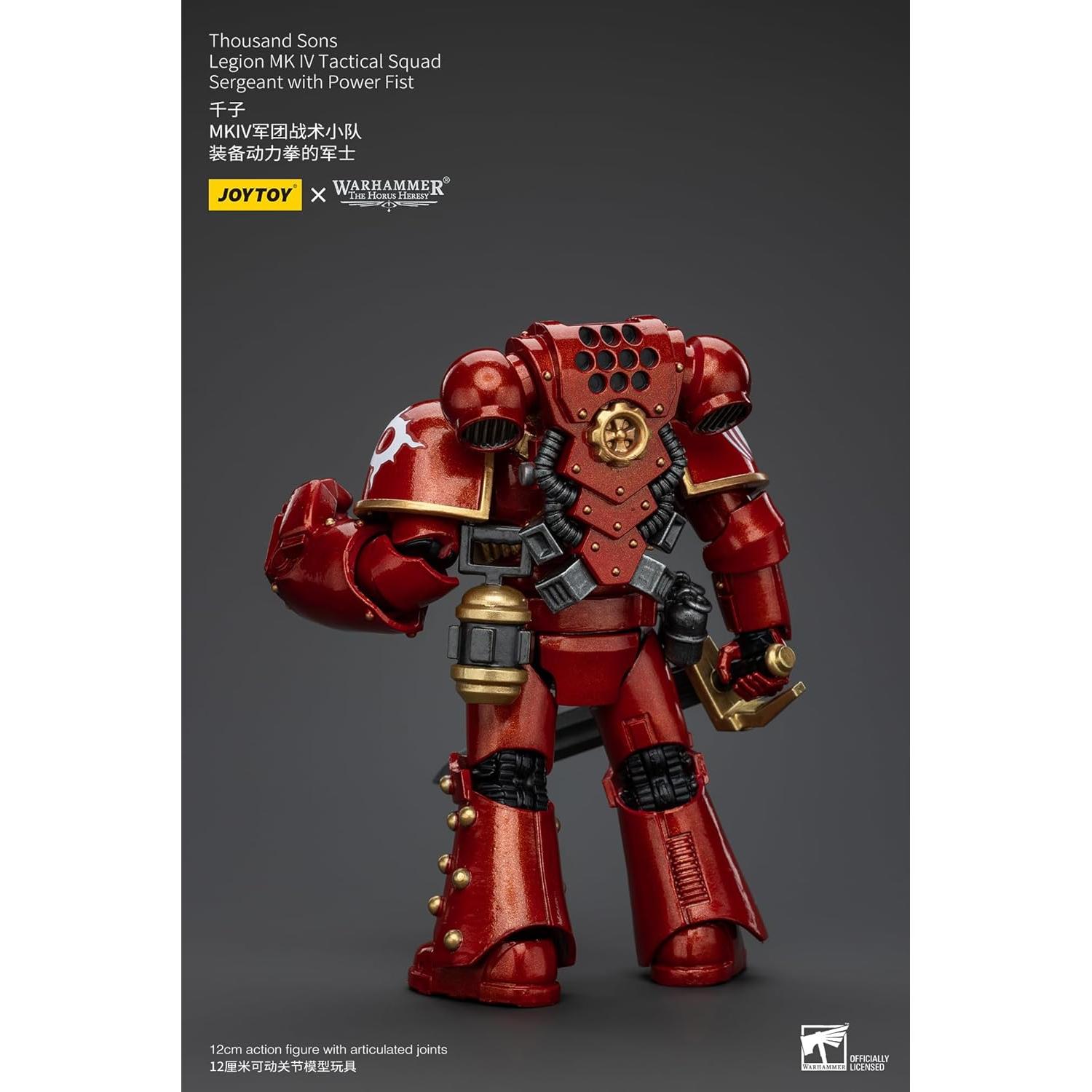 Figura de Acción JoyToy Warhammer 40k Sargento Mil Hijos 11.99cm