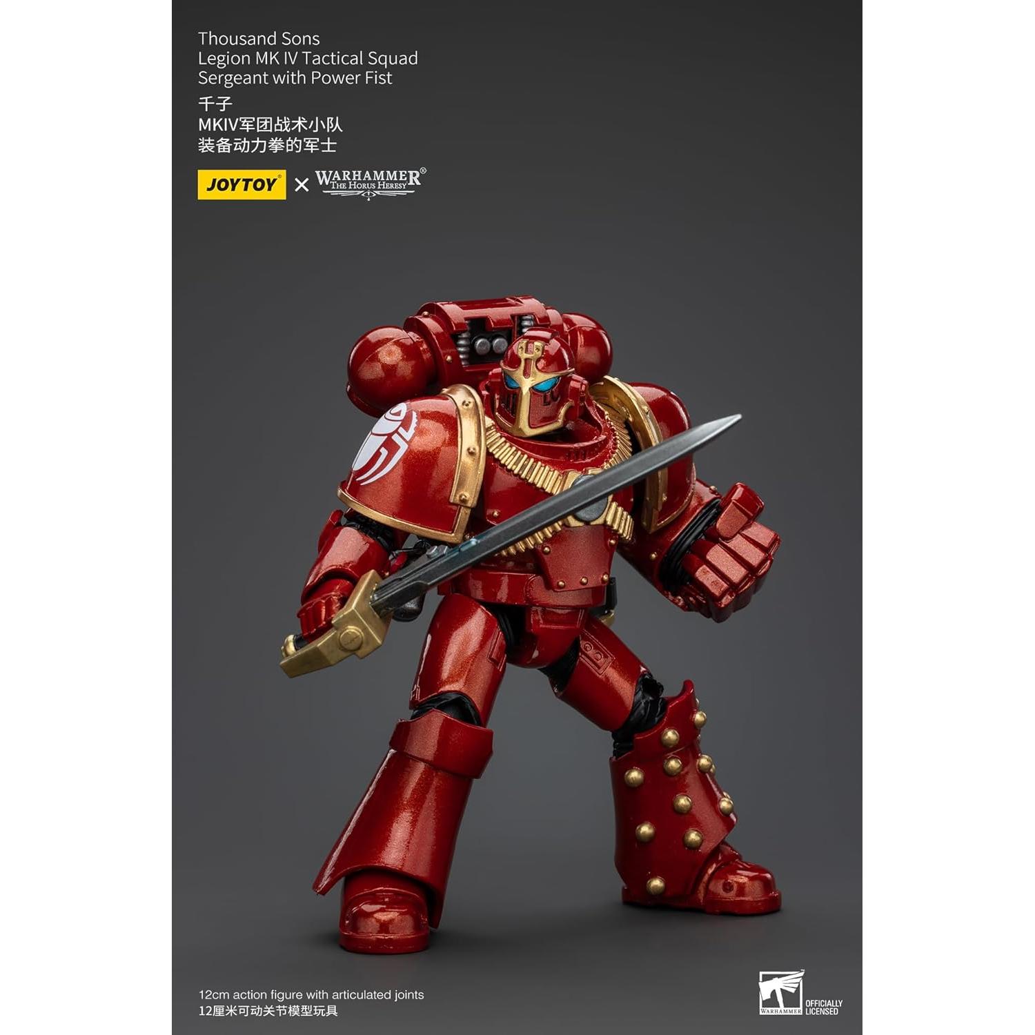 Figura de Acción JoyToy Warhammer 40k Sargento Mil Hijos 11.99cm