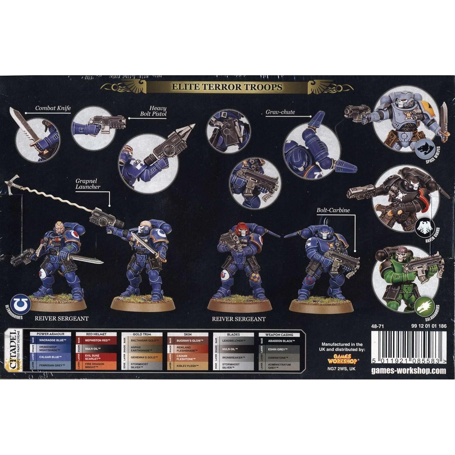 Kit Plástico Space Marines Primaris Reivers - Games Workshop