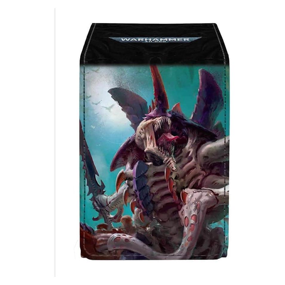 Caja de Barajas Flip Alcove Ultra Pro Tyranid para 100 cartas
