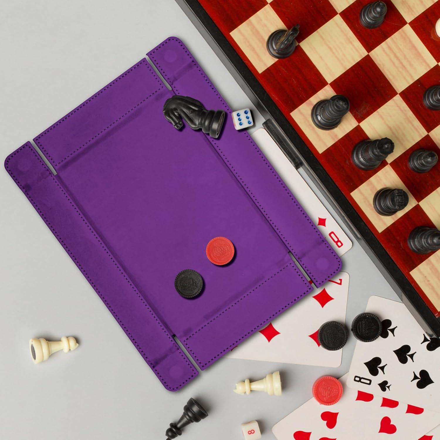 Bandeja de Dados Magnética Plegable SIQUK Violeta 27x19 cm