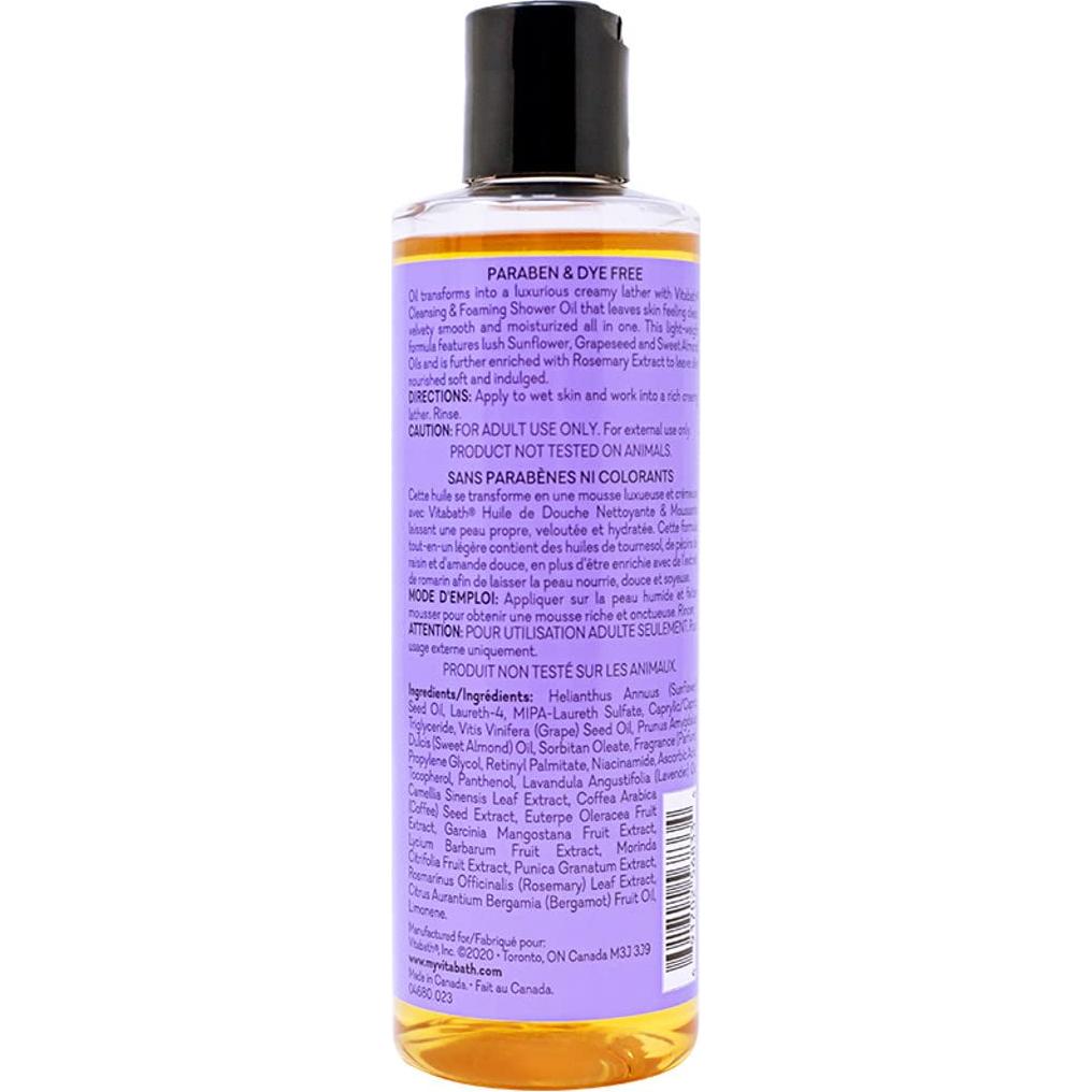 Vitabath Aceite de Ducha Lavanda y Manzanilla 236.6 ml