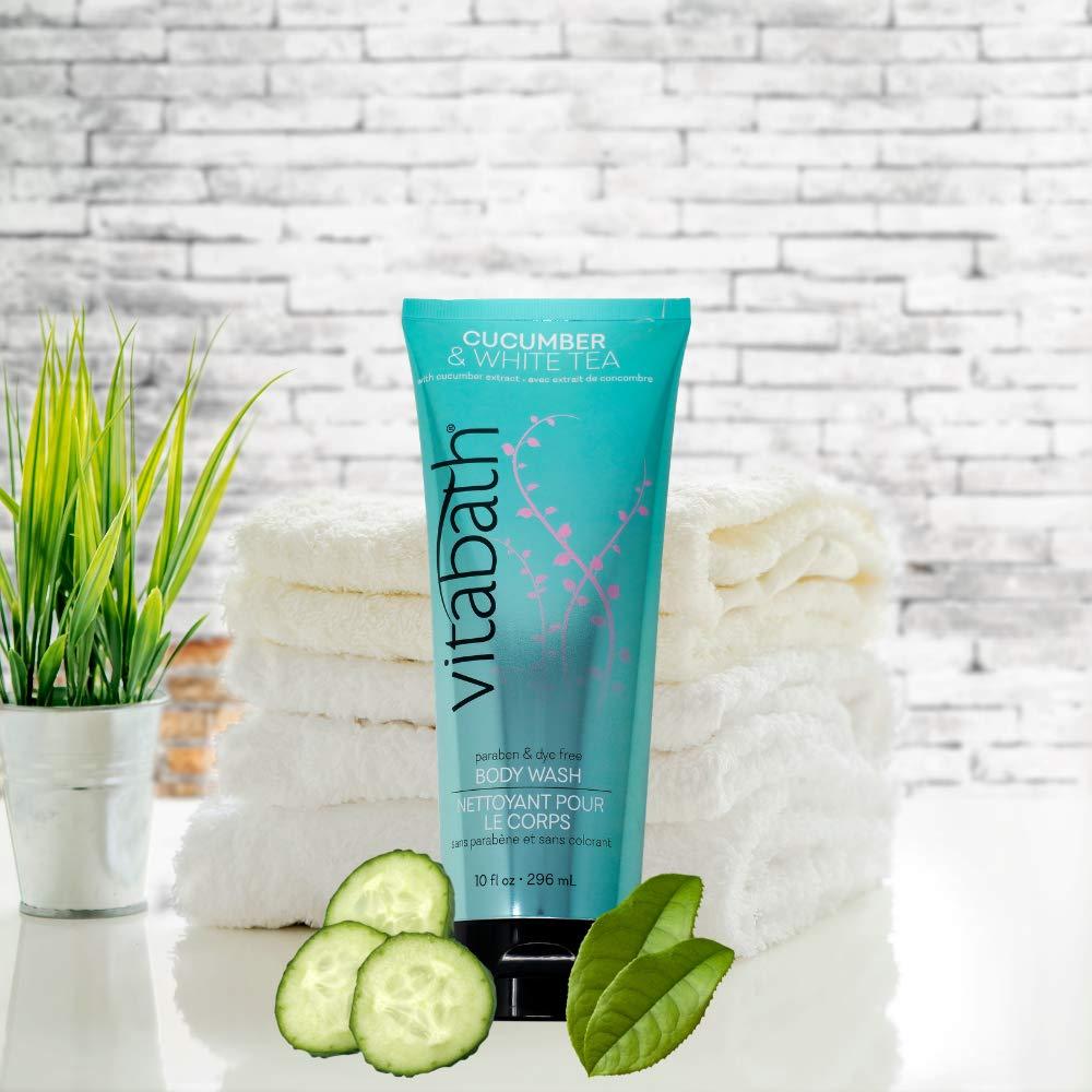 Gel de Ducha Hidratante Vitabath Pepino y Té Blanco 340 g