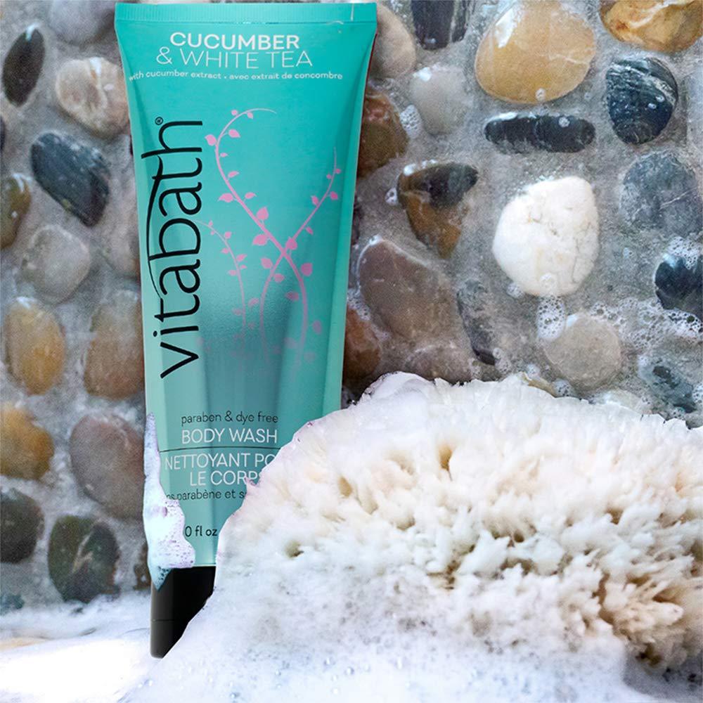 Gel de Ducha Hidratante Vitabath Pepino y Té Blanco 340 g