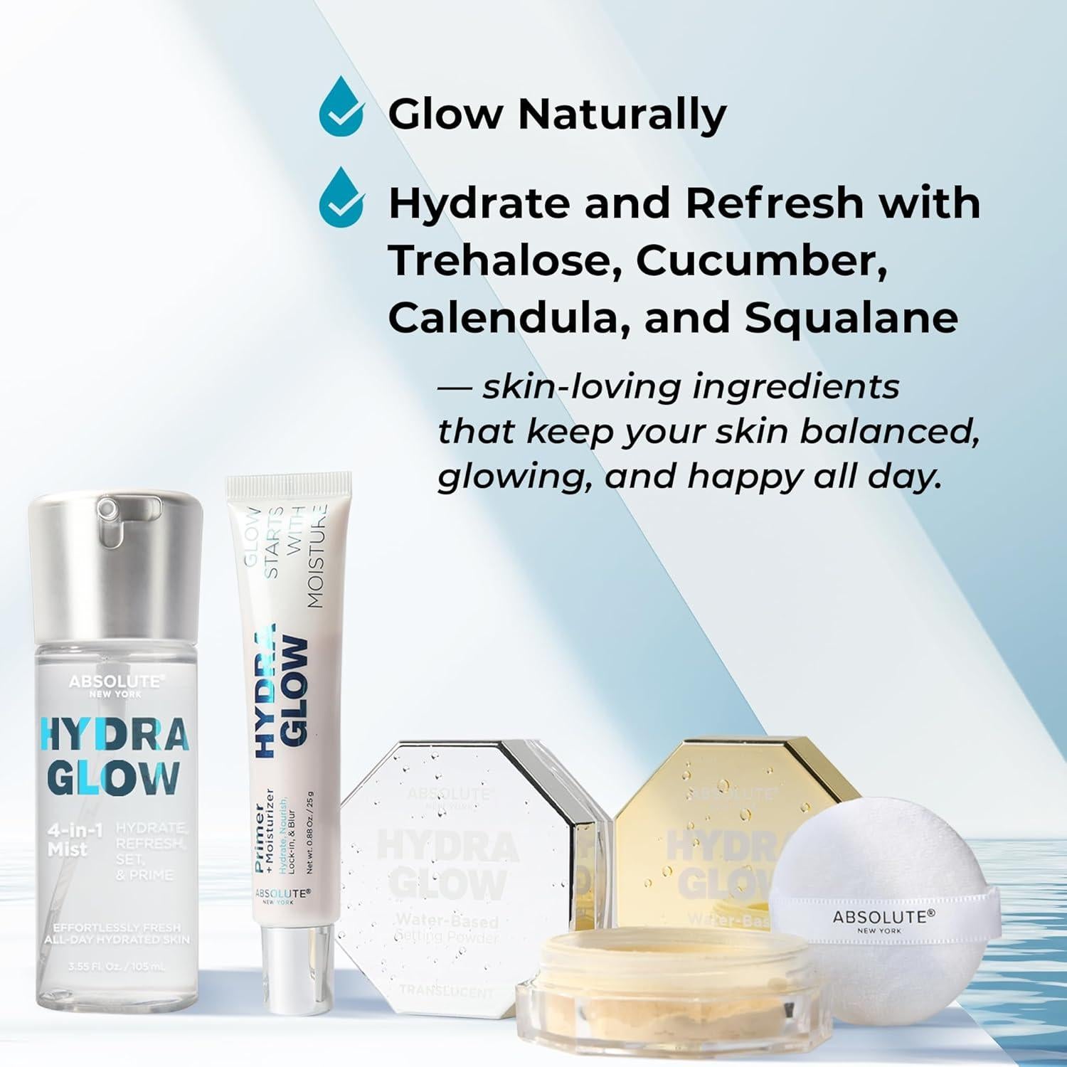 Hidratante y Primer Hydra Glow Absolute New York 4-en-1