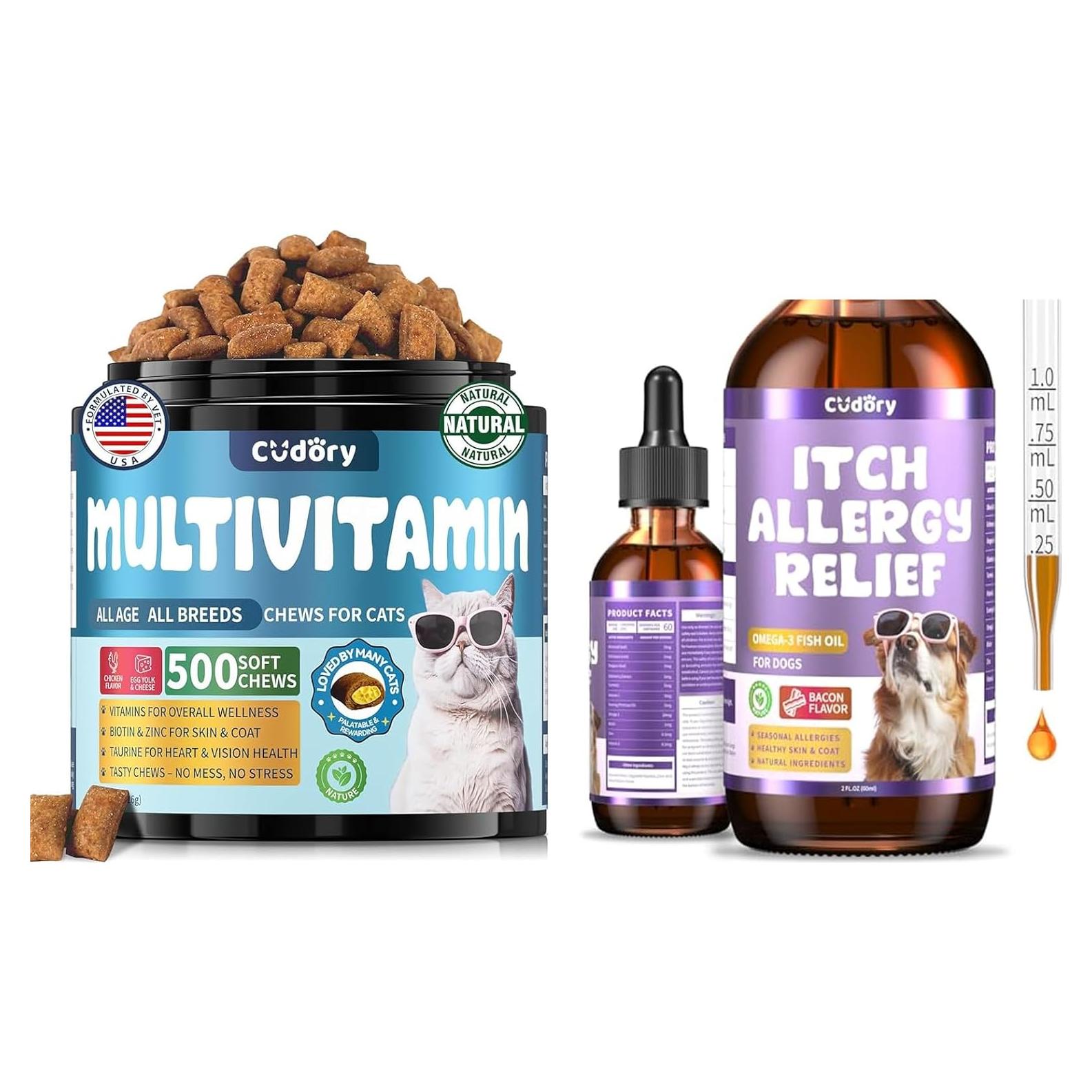 Multivitamina para Gatos y Perros - Soporte Piel y Pelaje