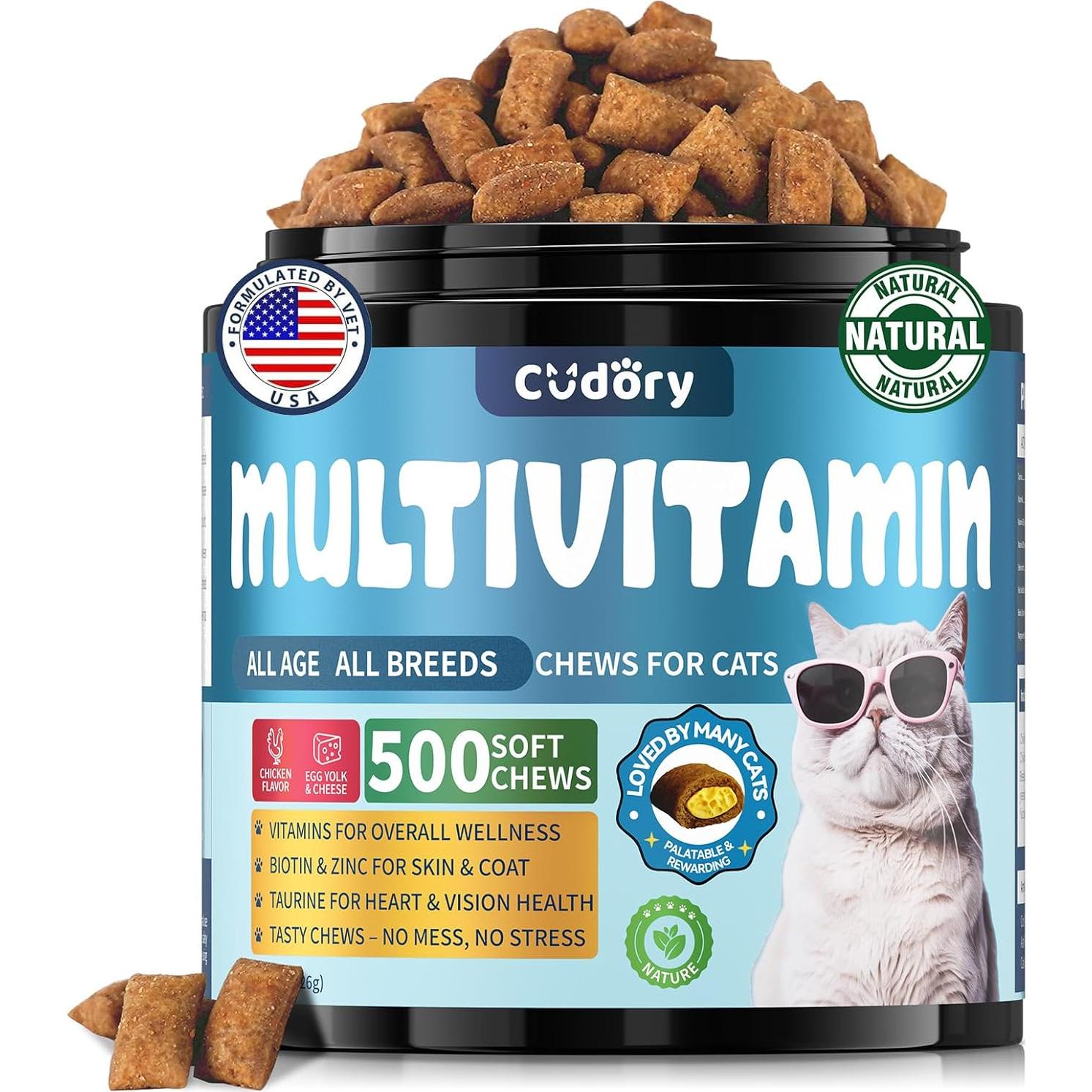 Multivitamina para Gatos y Perros - Soporte Piel y Pelaje