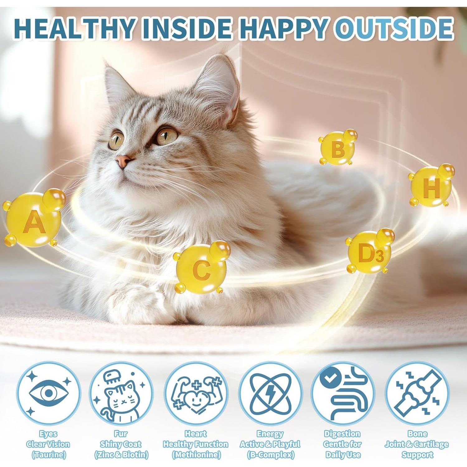 Multivitamina para Gatos y Perros - Soporte Piel y Pelaje