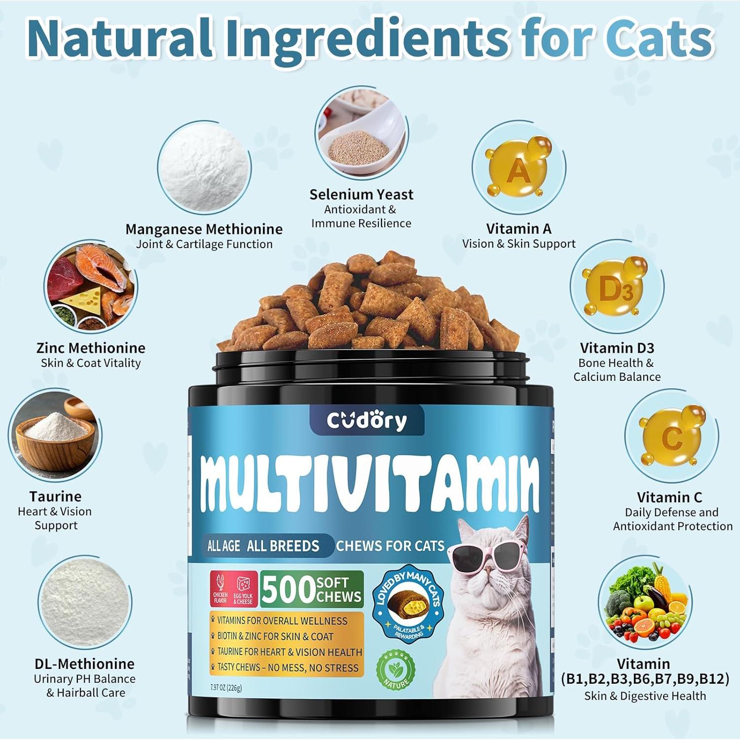 Multivitamina para Gatos y Perros - Soporte Piel y Pelaje