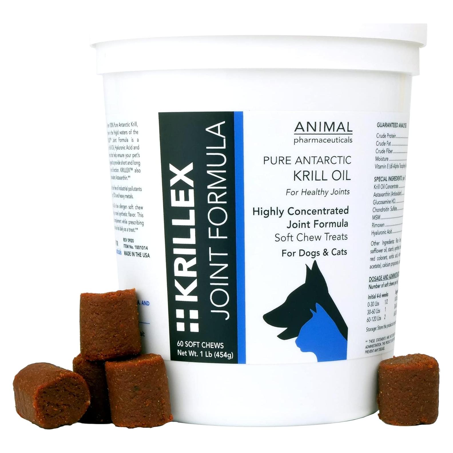 Suplemento Articular Krillex para Perros y Gatos - 60 Golosinas