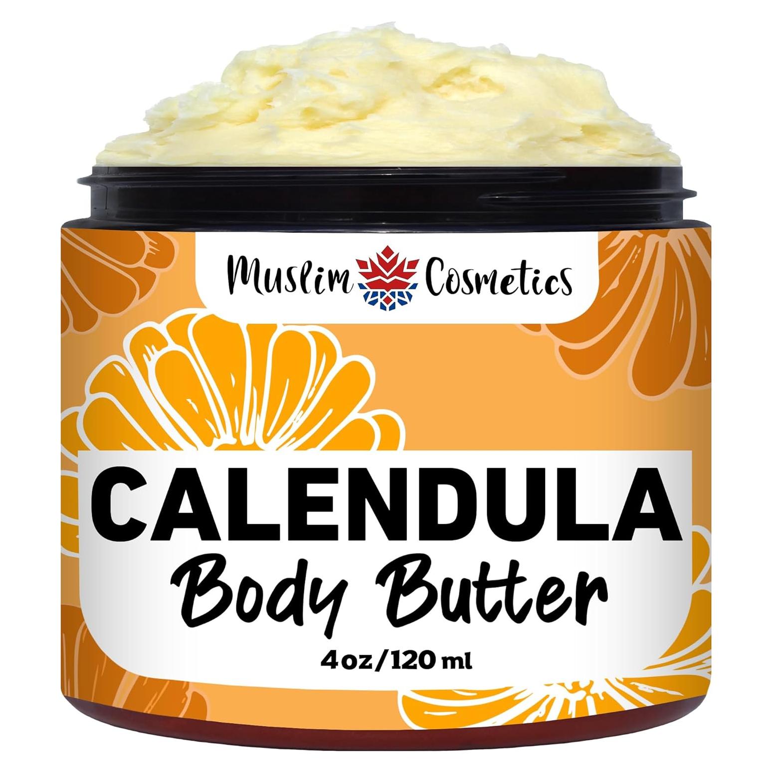 Manteca Corporal de Caléndula 120ml - Cosméticos Musulmanes