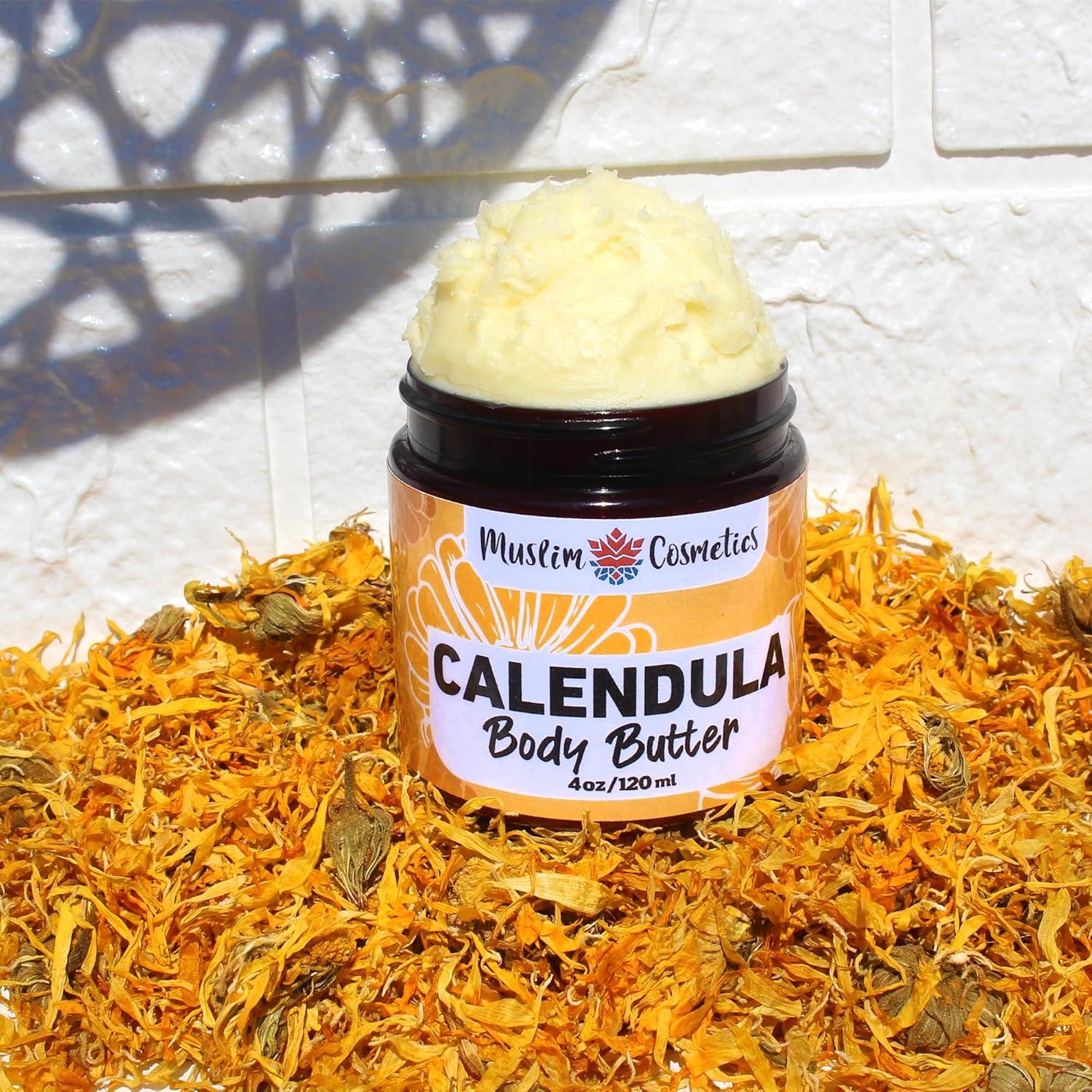 Manteca Corporal de Caléndula 120ml - Cosméticos Musulmanes