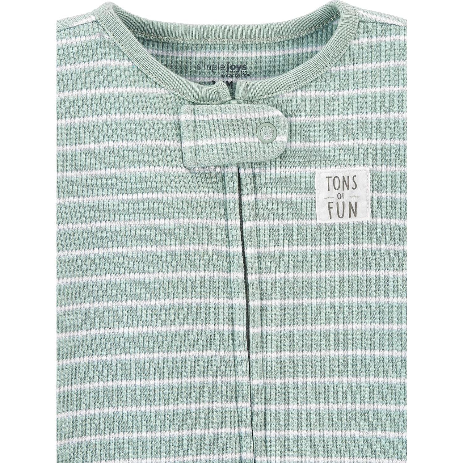 Pijama térmico unisex Carter's Simple Joys 3-6 meses 2 piezas