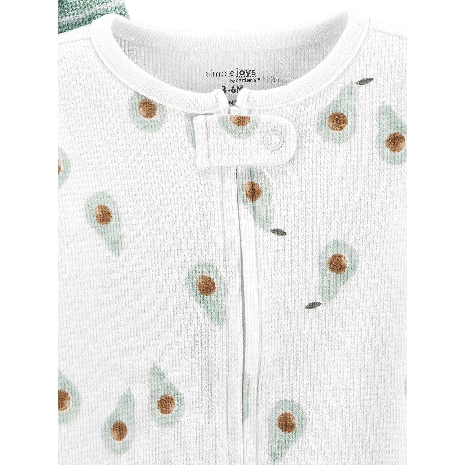 Pijama térmico unisex Carter's Simple Joys 3-6 meses 2 piezas