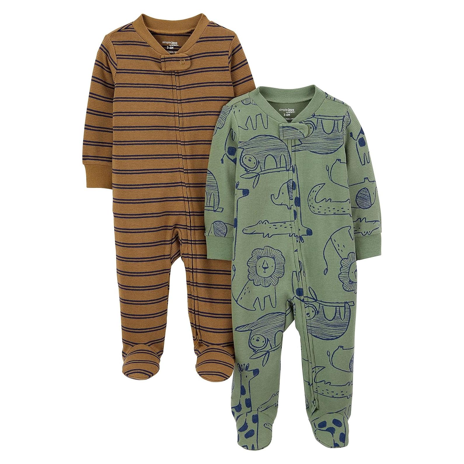 Pijamas con Cierre de 2 Vías Carter's Simple Joys 3-6 Meses