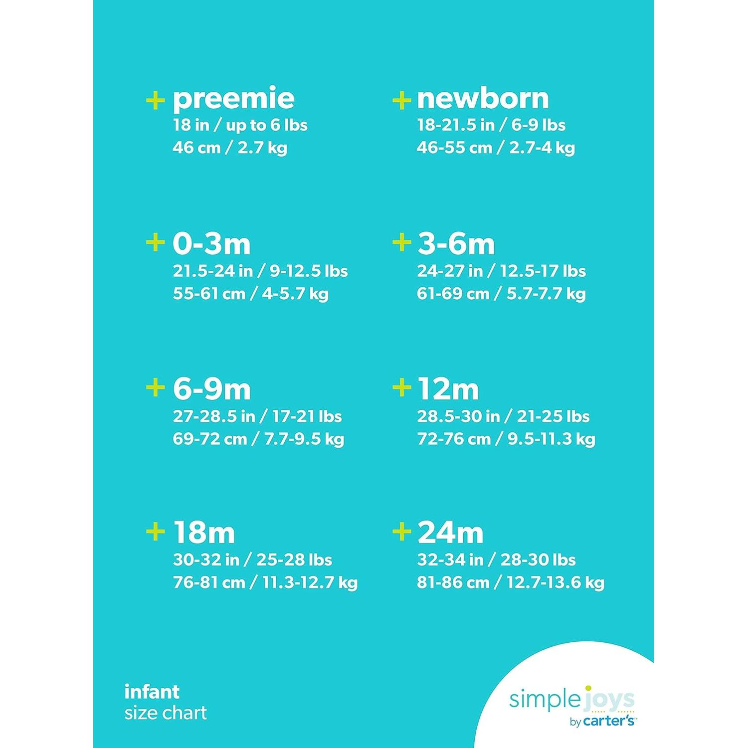 Conjunto de 4 Piezas para Niñas Bebé Carter's 24 Meses