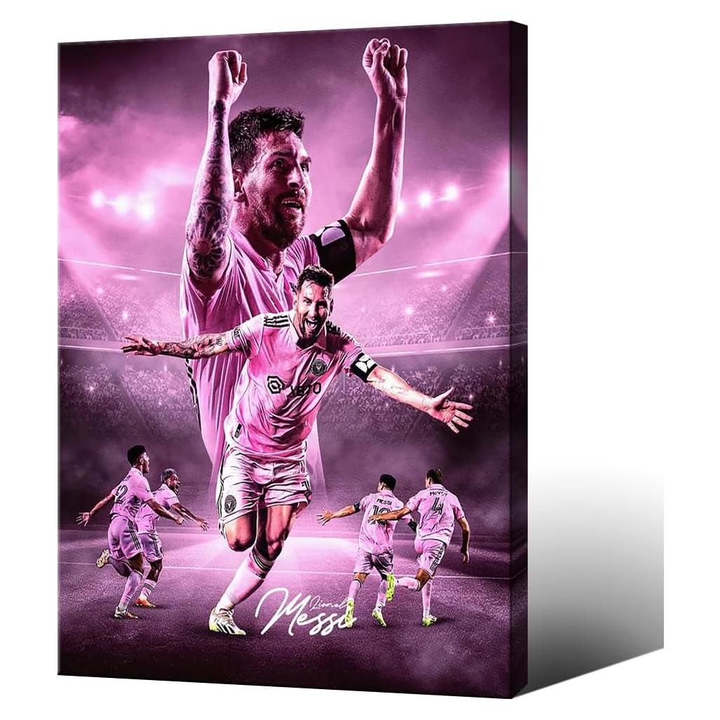 Póster Enmarcado Lionel Messi 20x30 cm Decoración Infantil