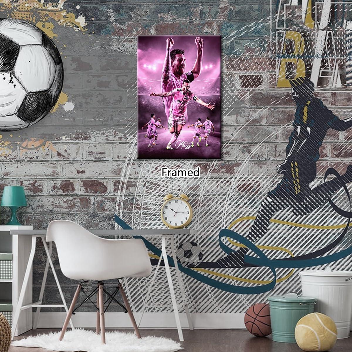 Póster Enmarcado Lionel Messi 20x30 cm Decoración Infantil