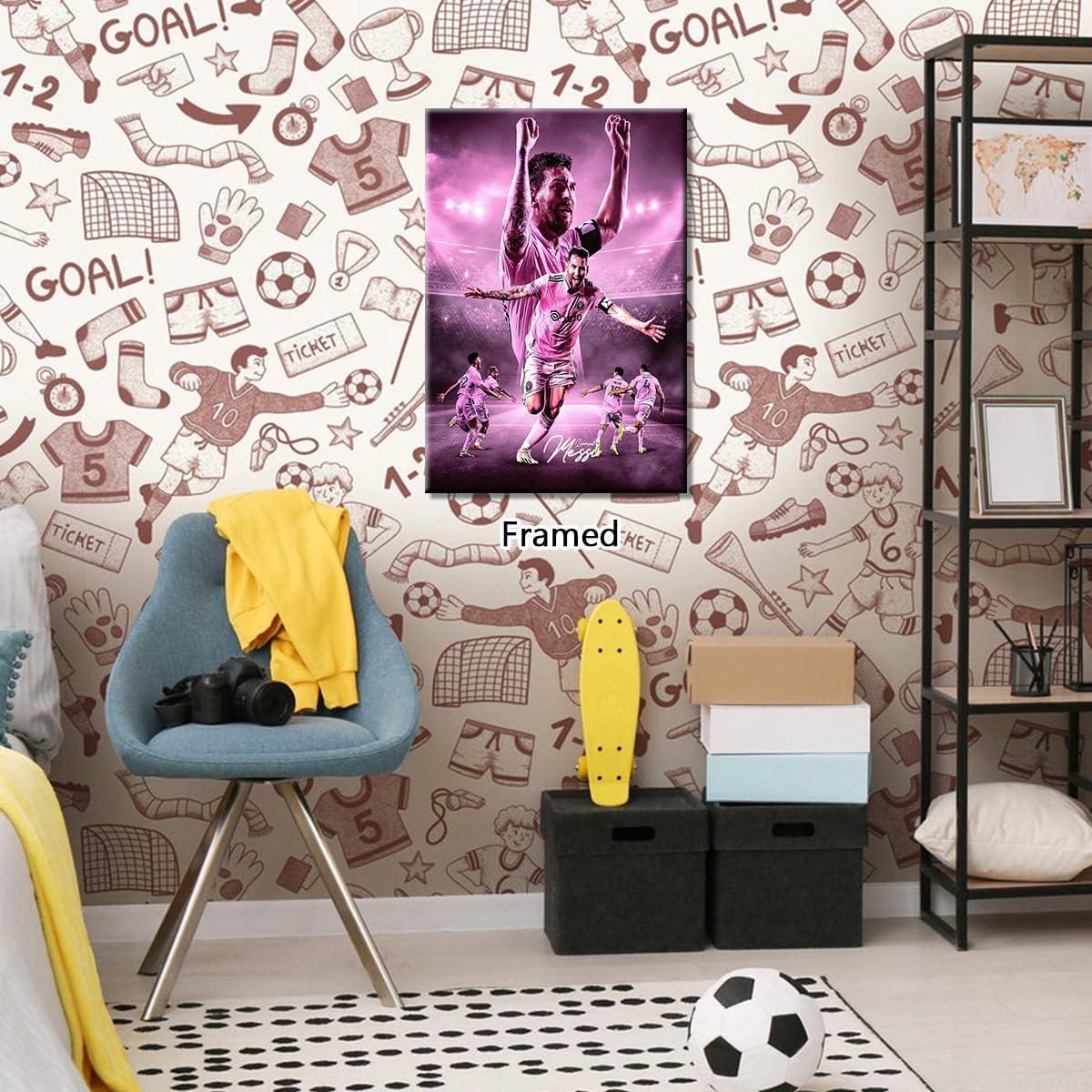 Póster Enmarcado Lionel Messi 20x30 cm Decoración Infantil