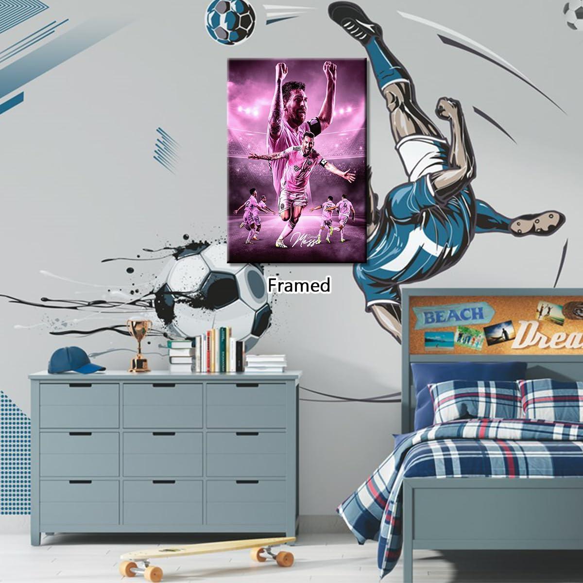 Póster Enmarcado Lionel Messi 20x30 cm Decoración Infantil