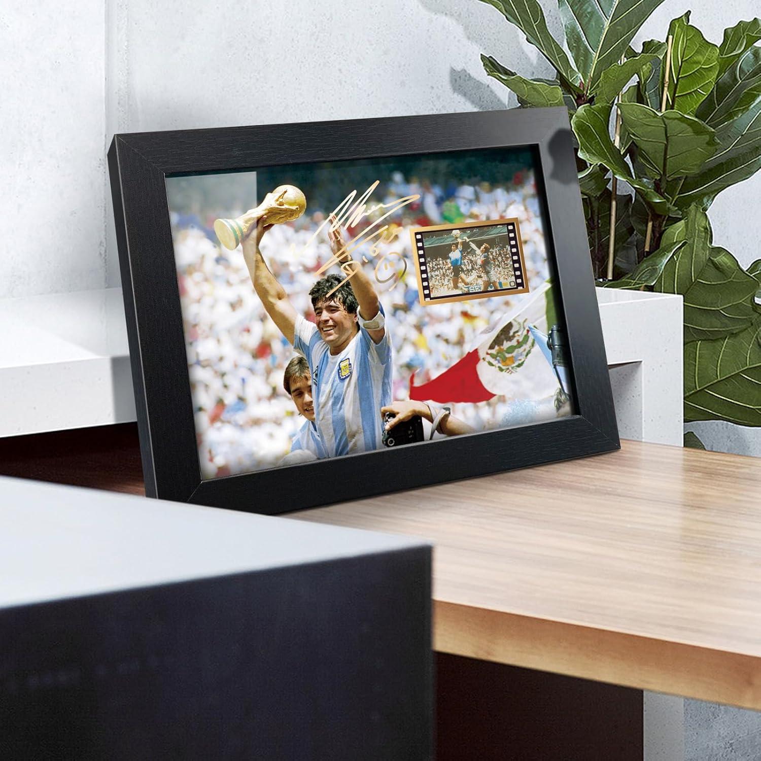 Póster Enmarcado Maradona Collage 20x15 cm Sufenvera