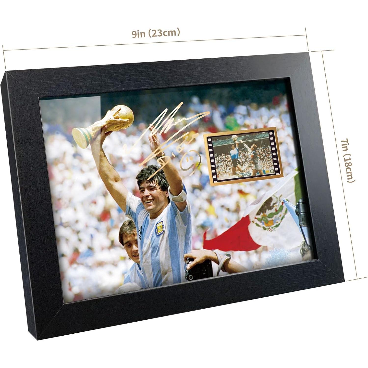 Póster Enmarcado Maradona Collage 20x15 cm Sufenvera