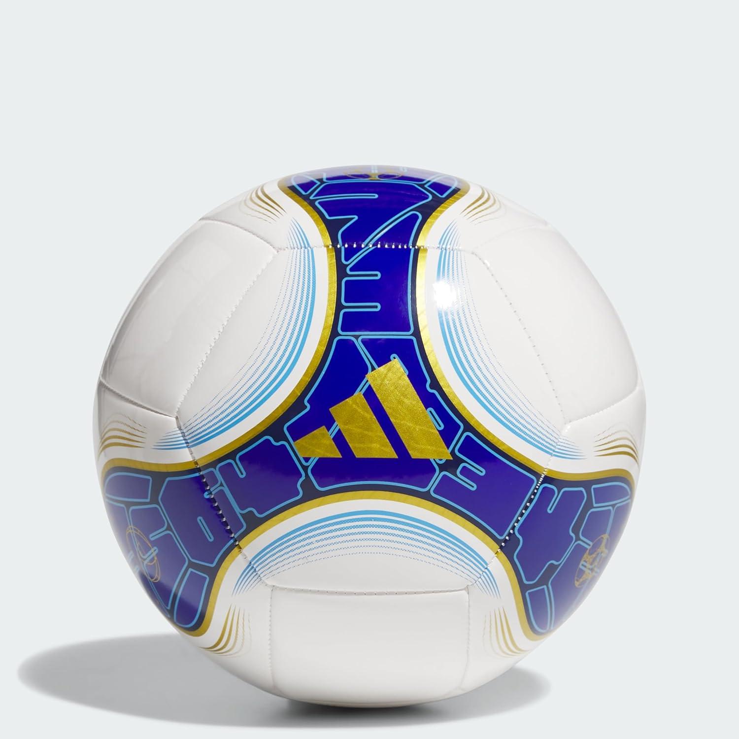 Balón de Fútbol Adidas Messi Club Tamaño 5 - Blanco/Azul