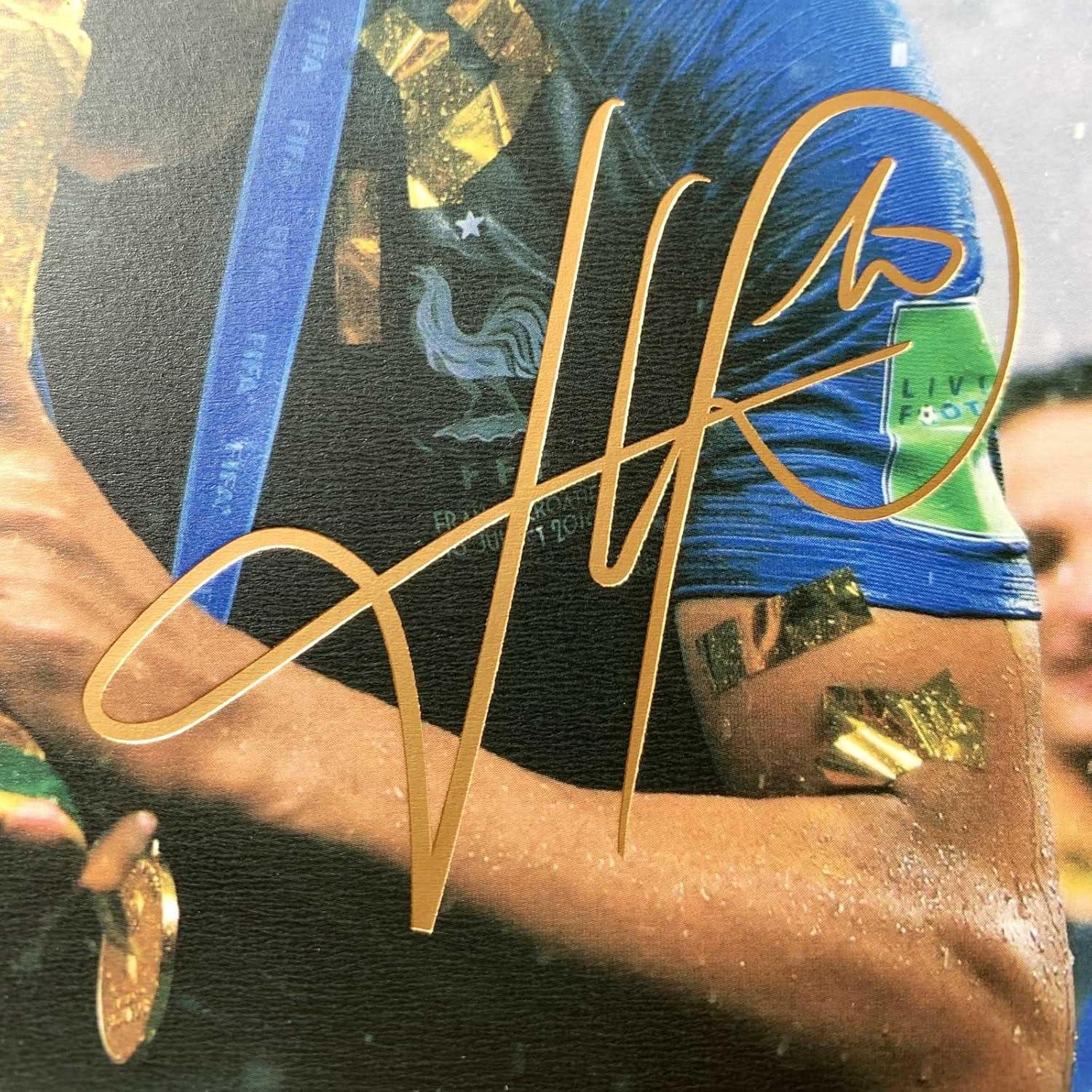 Póster Enmarcado Kylian Mbappé Copa Mundial 20x15 cm