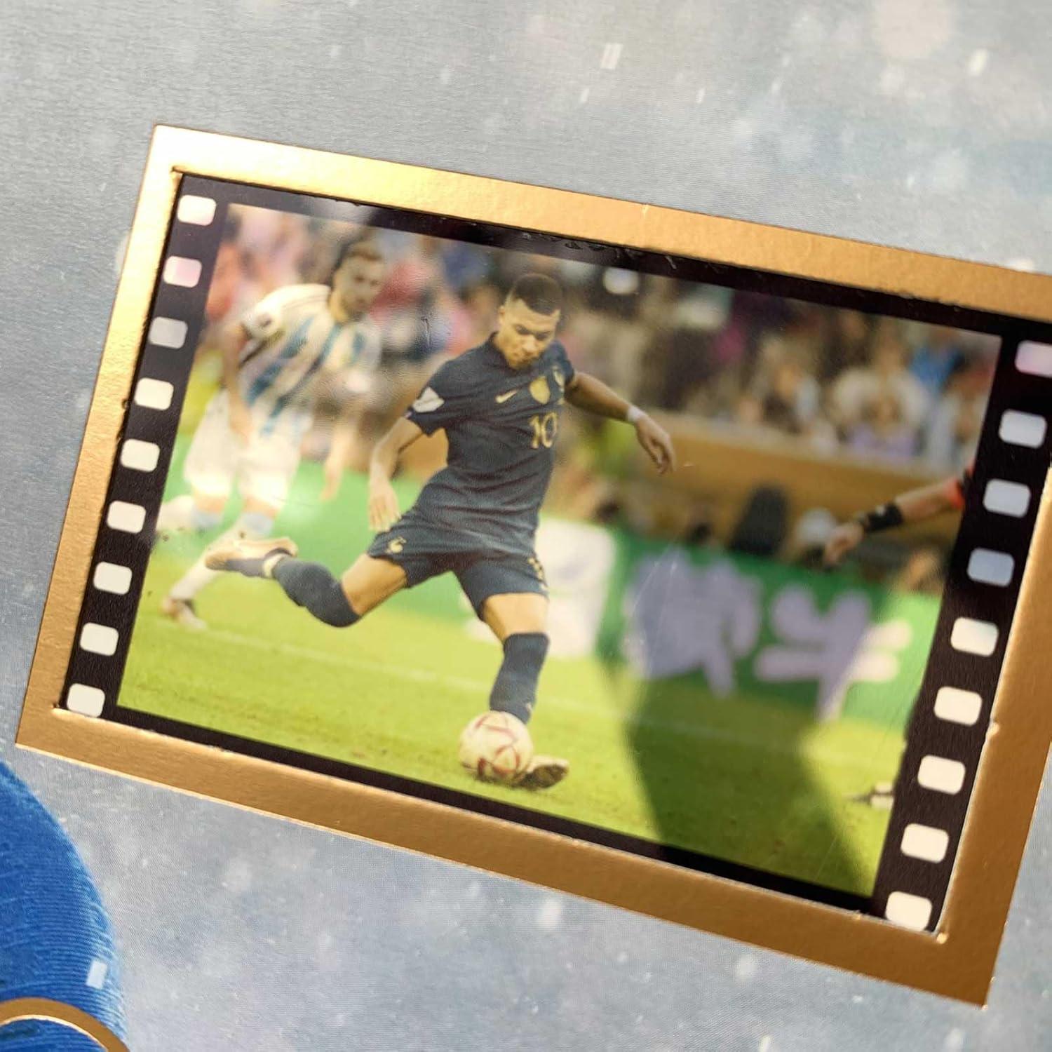 Póster Enmarcado Kylian Mbappé Copa Mundial 20x15 cm