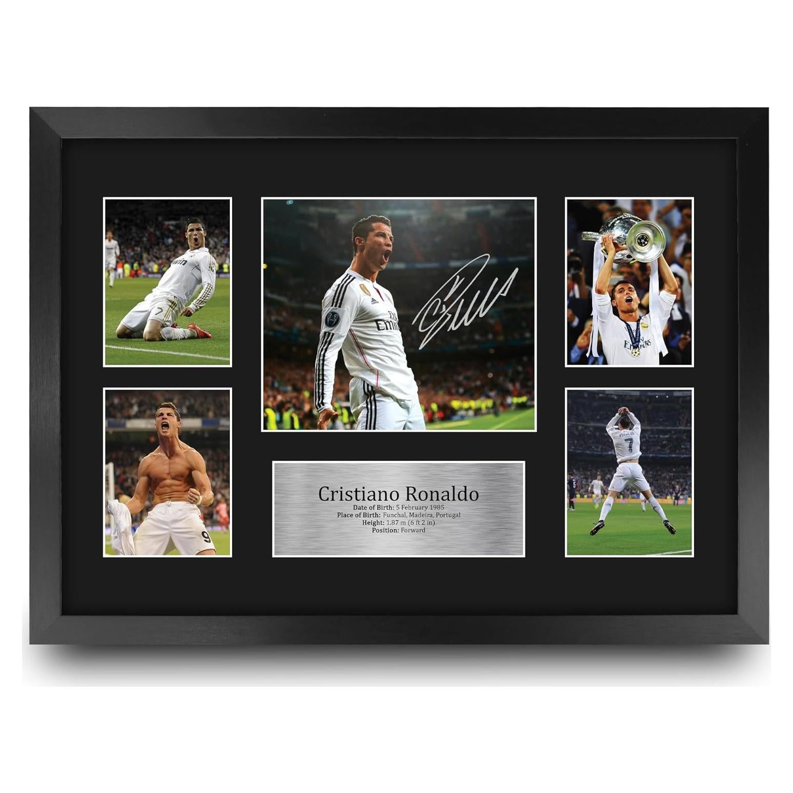 Fotografía Enmarcada Cristiano Ronaldo HWC Trading 40x30 cm